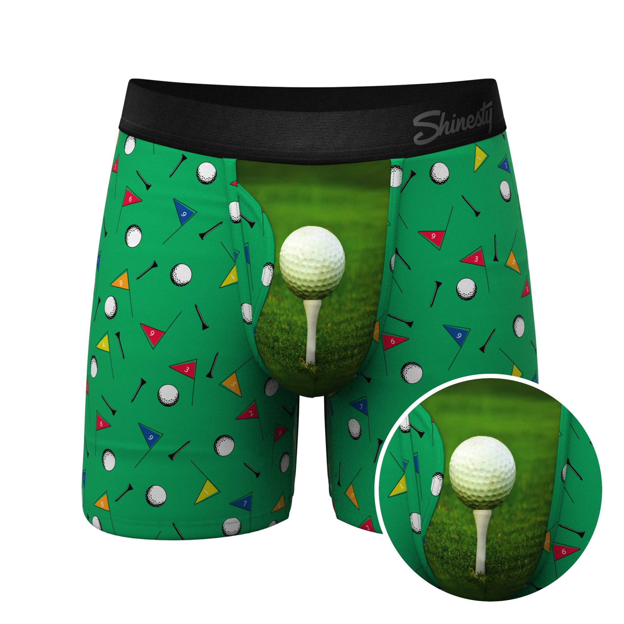 Ball Hammock Pouch Men's Underwear - The Front Nine w/Fly - XL
