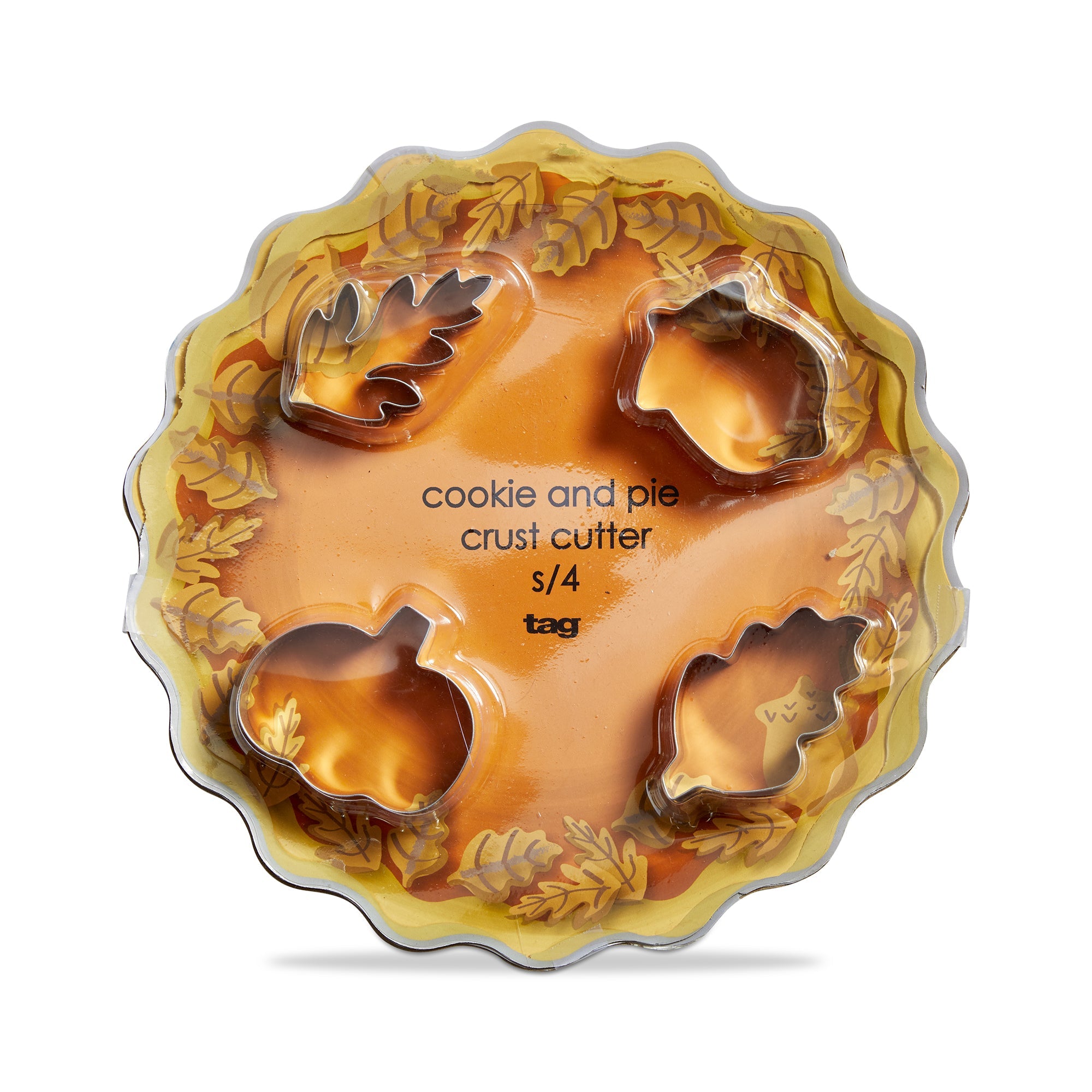 Fall Cookie/Pie Crust Cutter (set of 4)