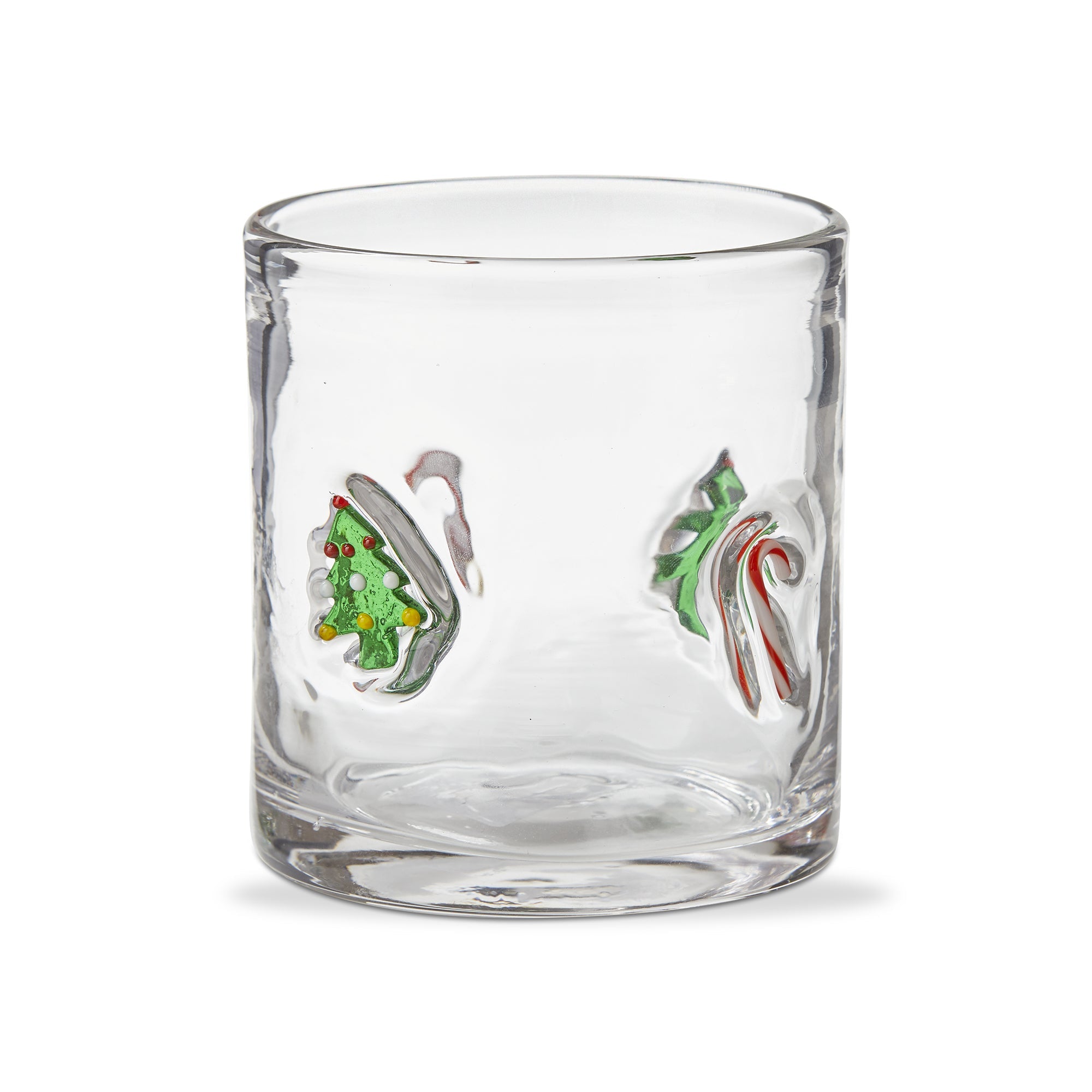 Christmas Tree & Candy Cane Glass DOF