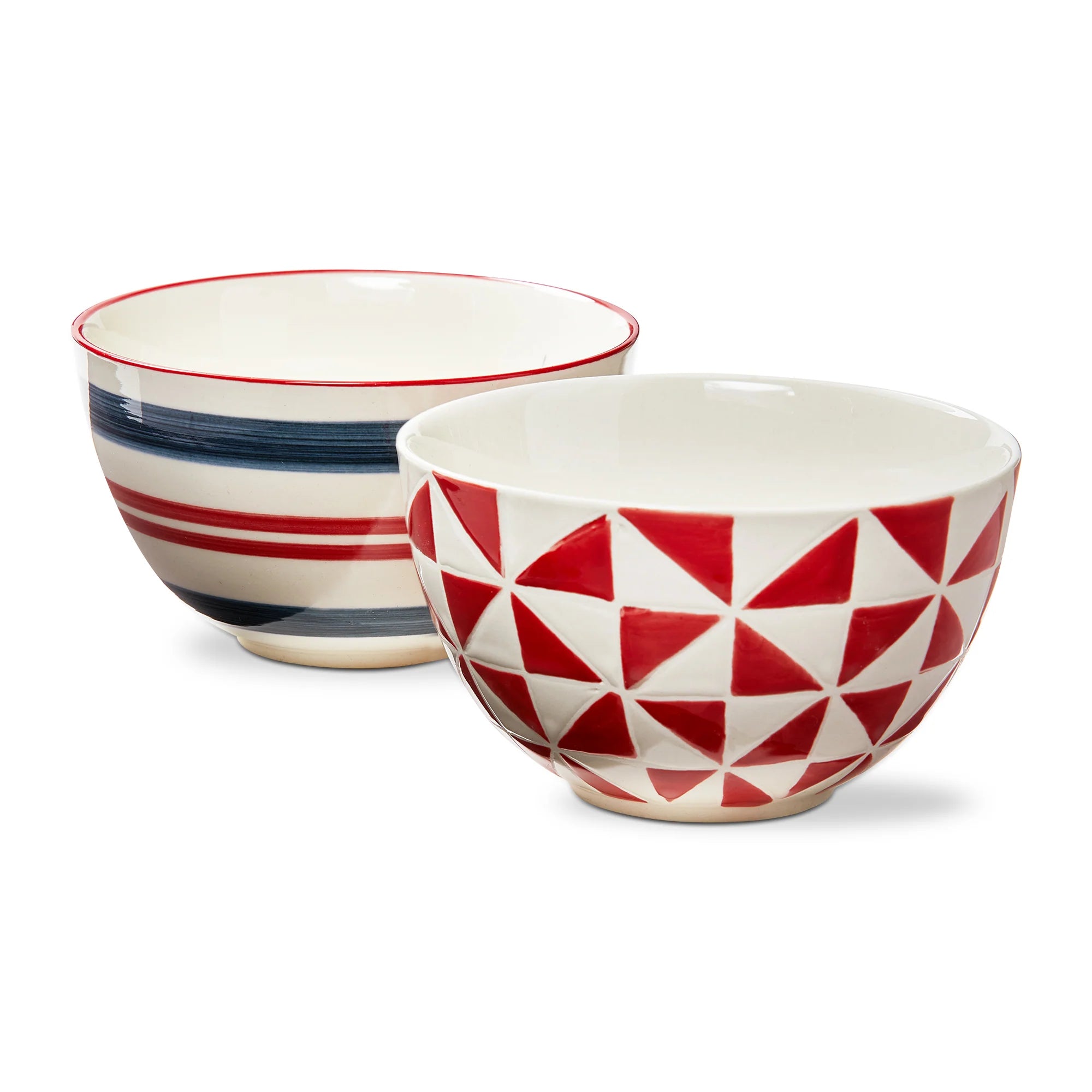 SUMMER STRIPE & PINWHEEL SNACK BOWL-ASSORT.
