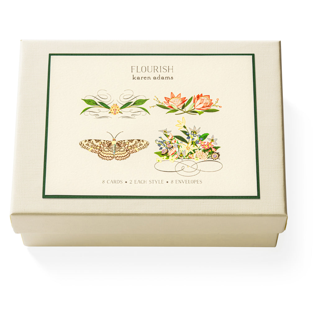 FLOURISH NOTE CARD BOX SET