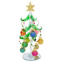 Wine Charms - Glass Christmas