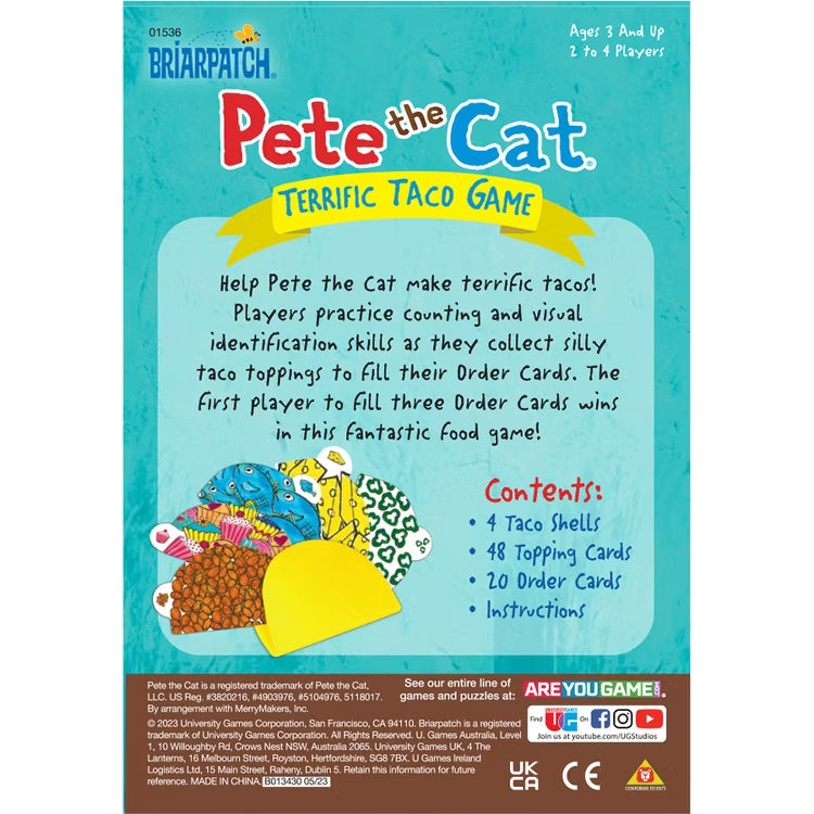 Pete the Cat - Terrific Tacos Game