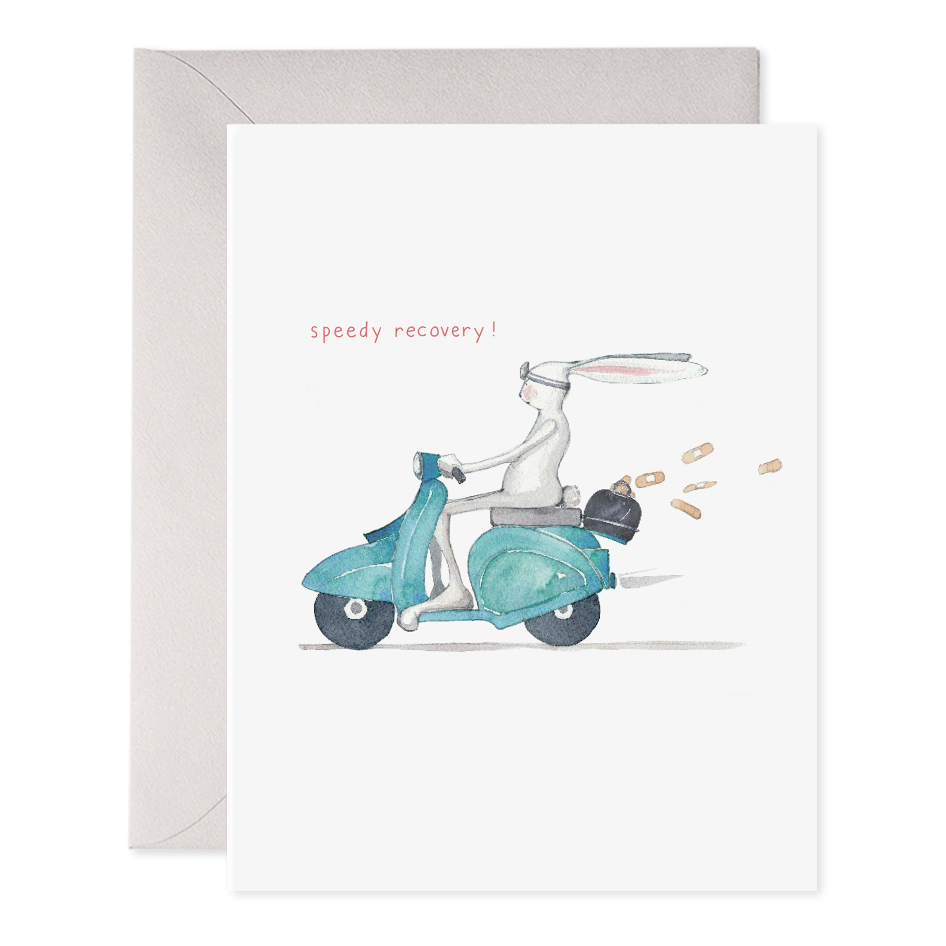 SPEEDY RECOVERY-GET WELL GREETING CARD