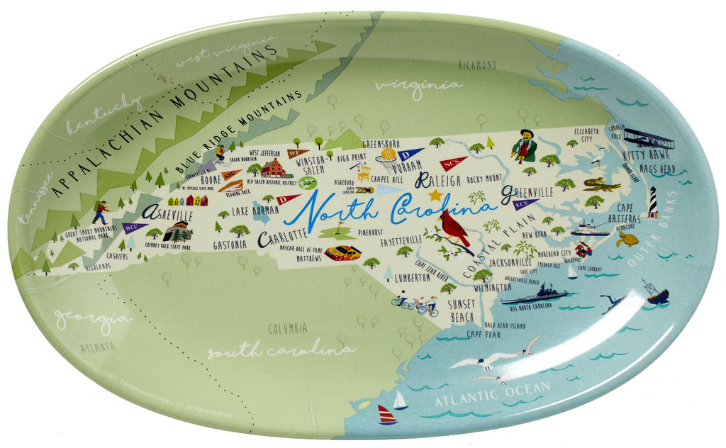 Tidbit Trays - North Carolina