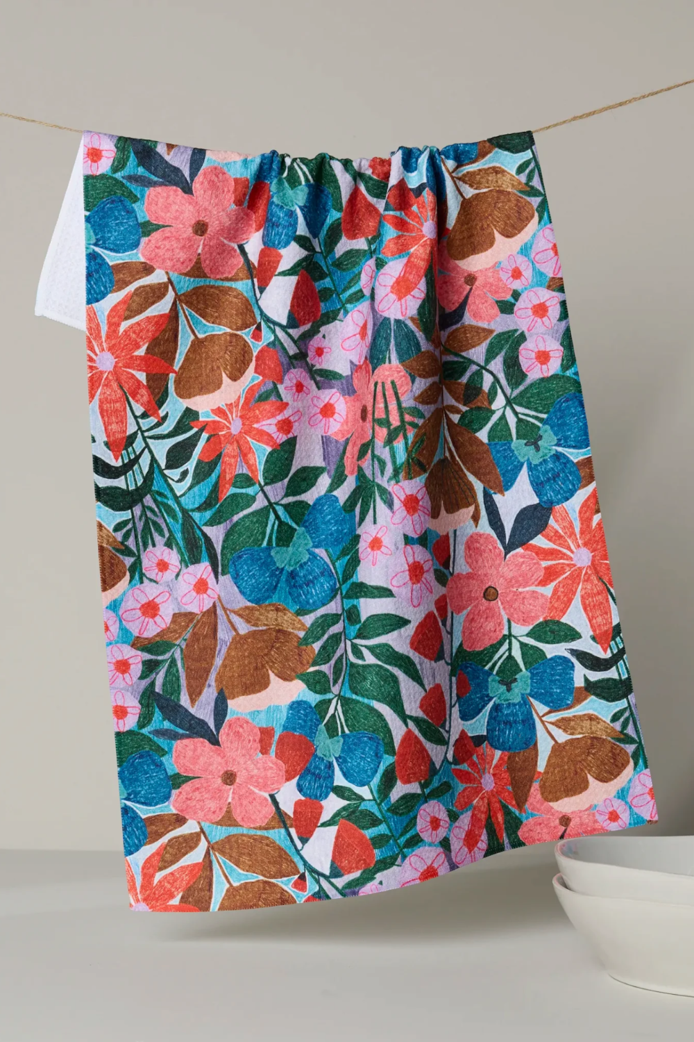 TEA TOWEL-BLOOM ENTANGLED