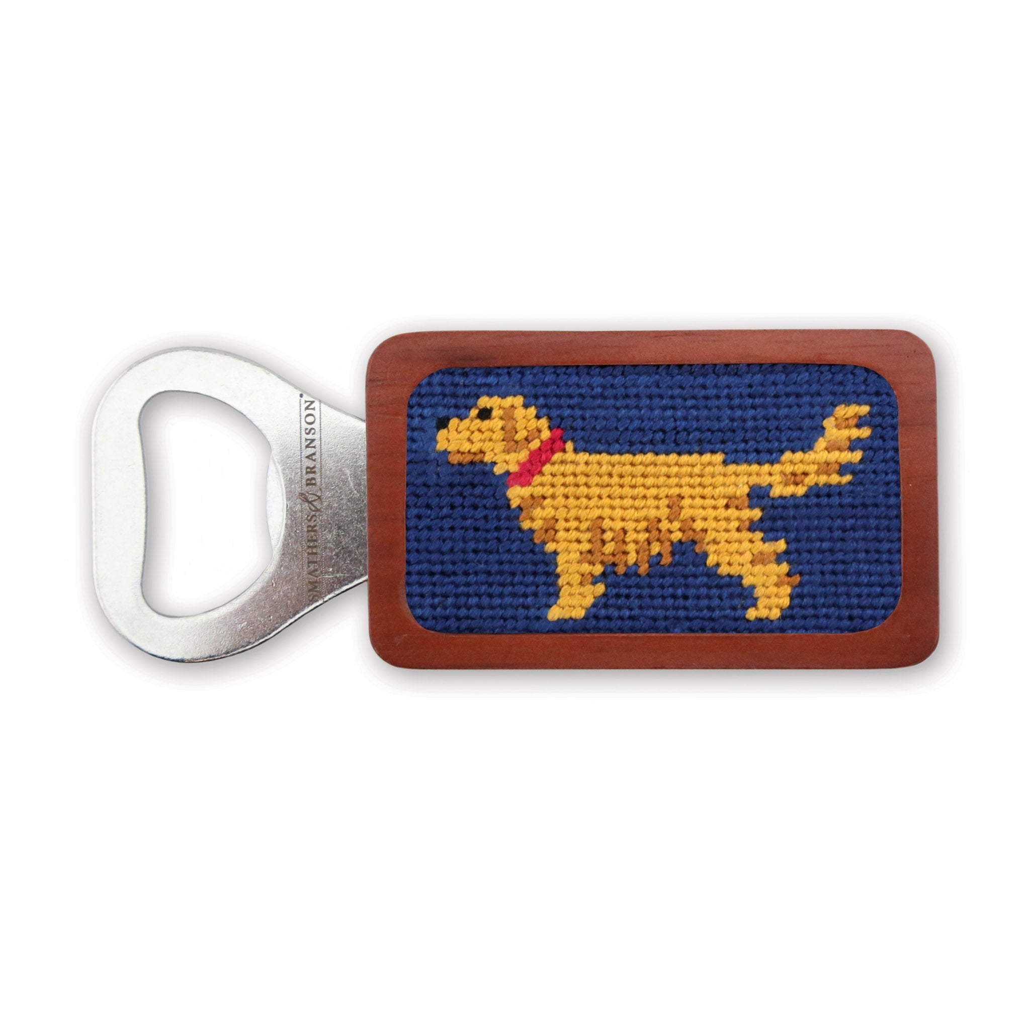 Golden Retriever Bottle Opener (Classic Navy)