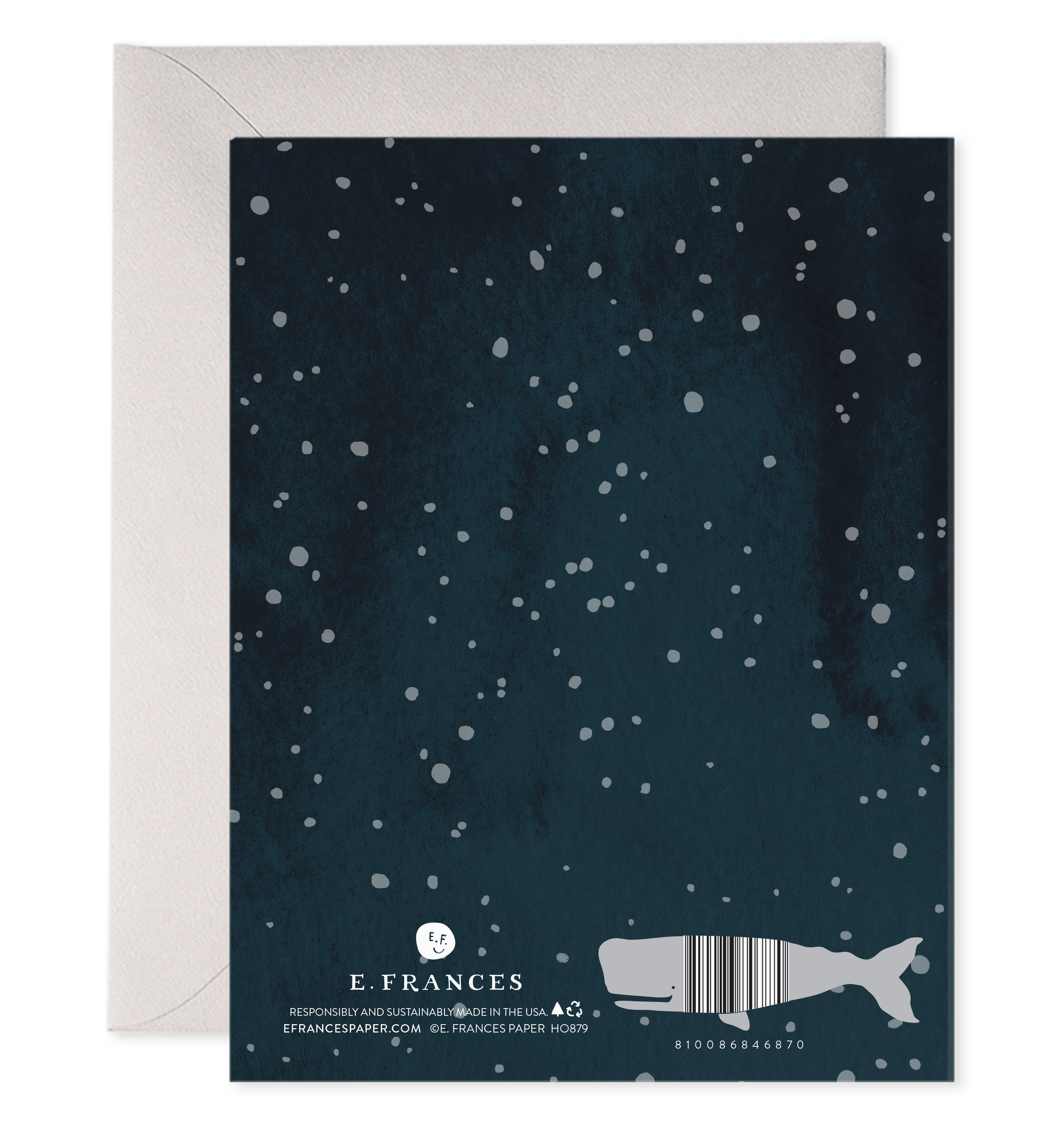 FROSTY WINDOW-HOLIDAY GREETING CARD