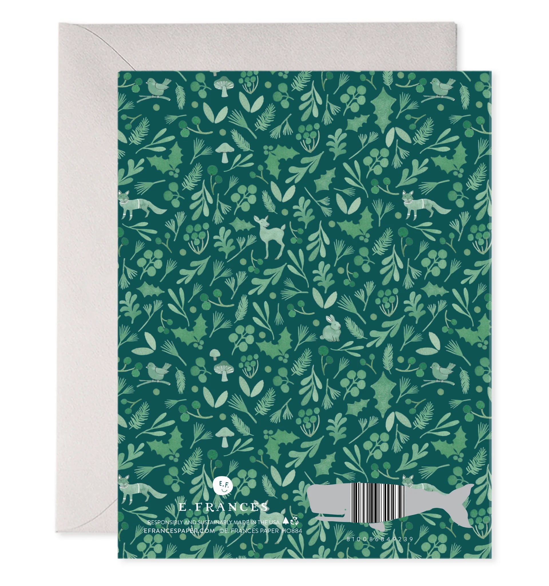 WINTER FOREST CHRISTMAS-GREETING CARD