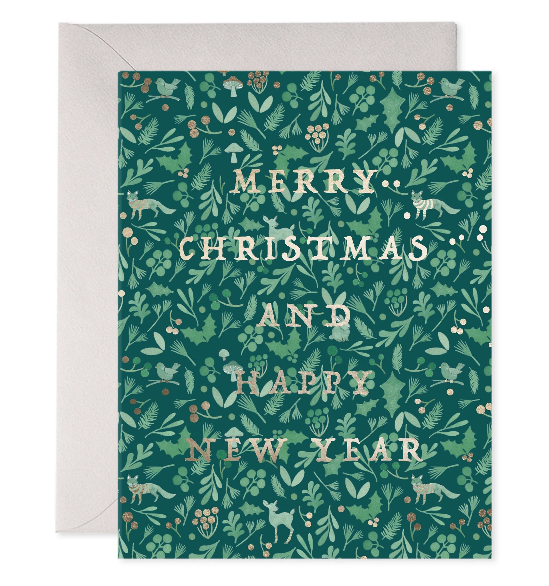 WINTER FOREST CHRISTMAS-GREETING CARD