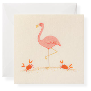 PINK FLAMINGO-GIFT ENCLOSURE CARD