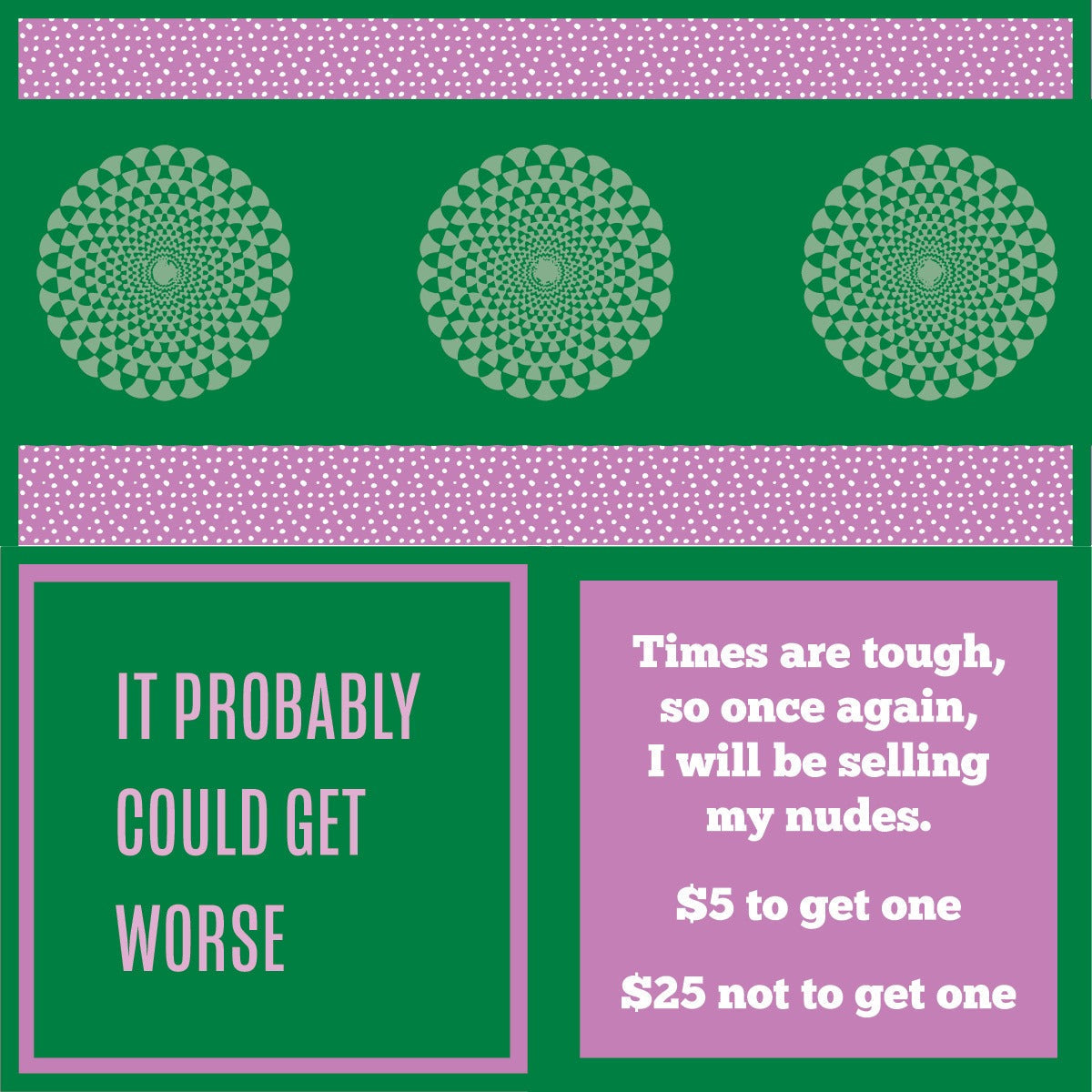 Cocktail Napkin - Sell Nudes