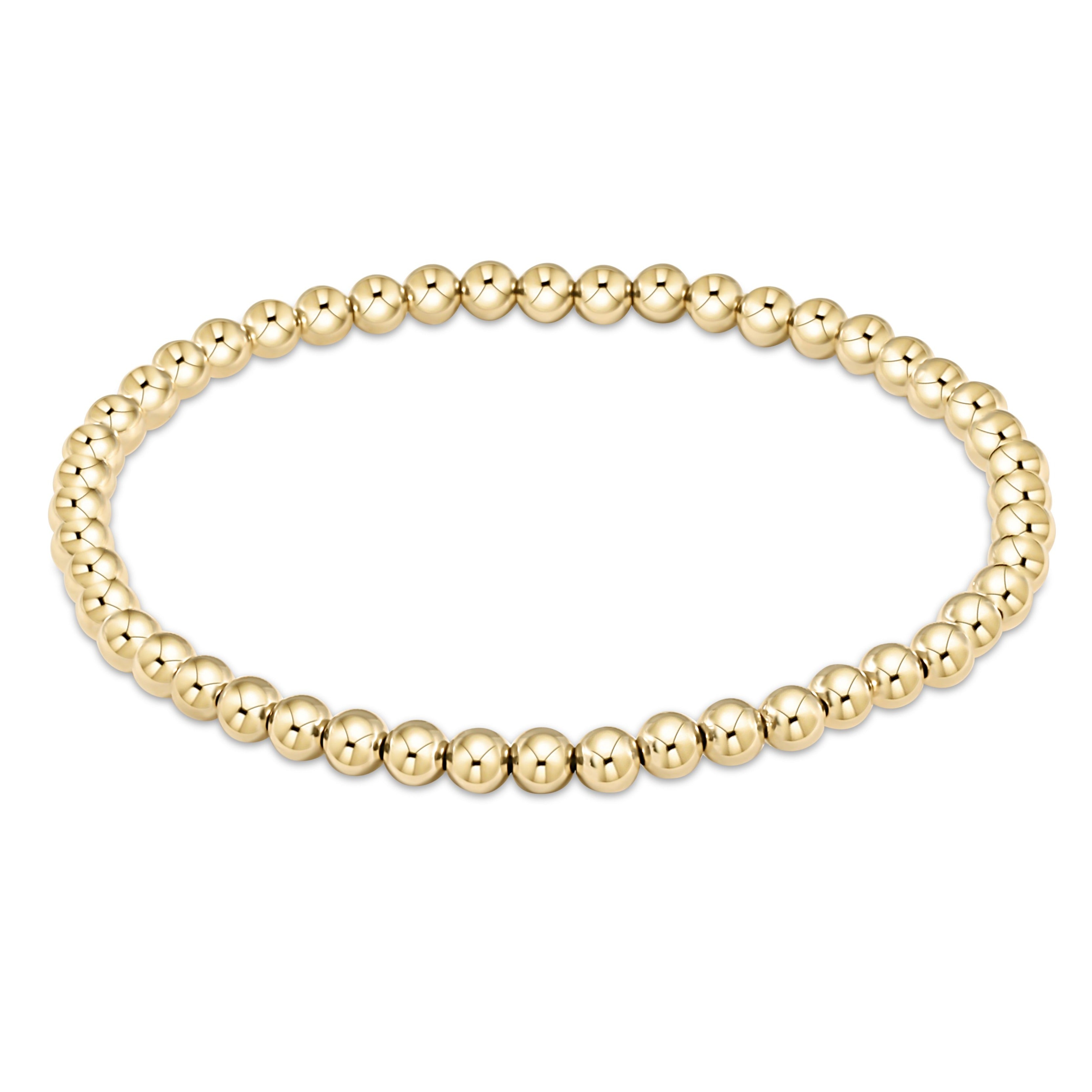 Purpose Gold 4mm Bead Bracelet