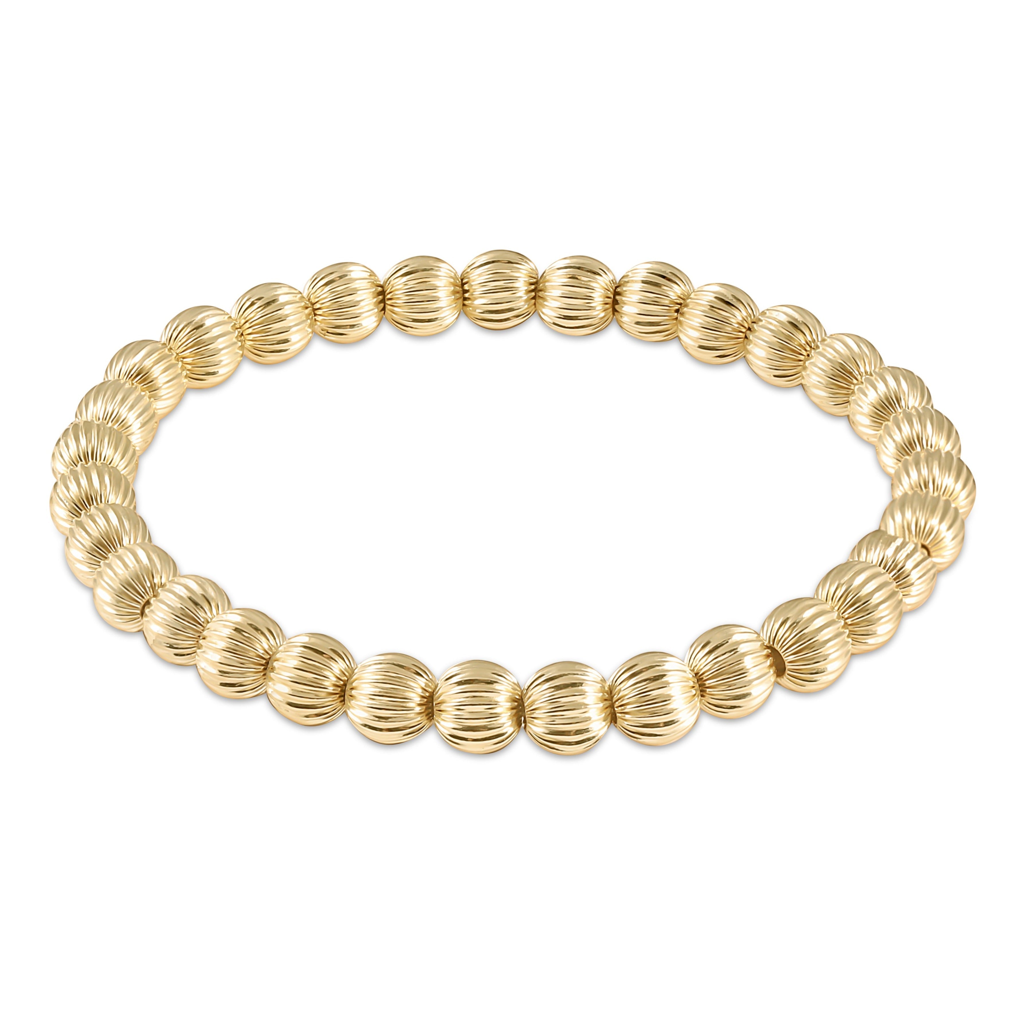 Extends - Dignity Gold 6mm Bead Bracelet