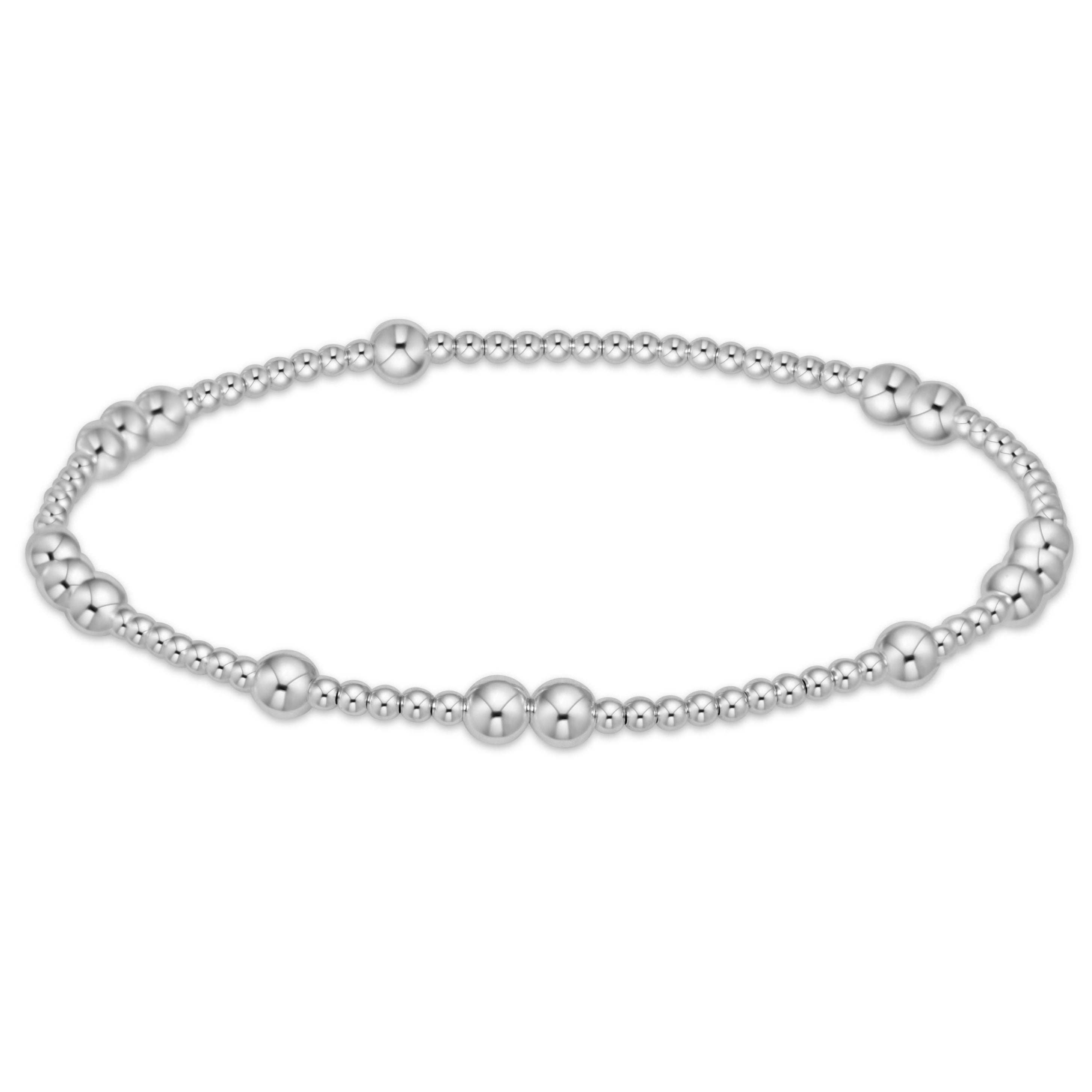 Extends - Hope Unwritten 5mm Bead Bracelet - Sterling