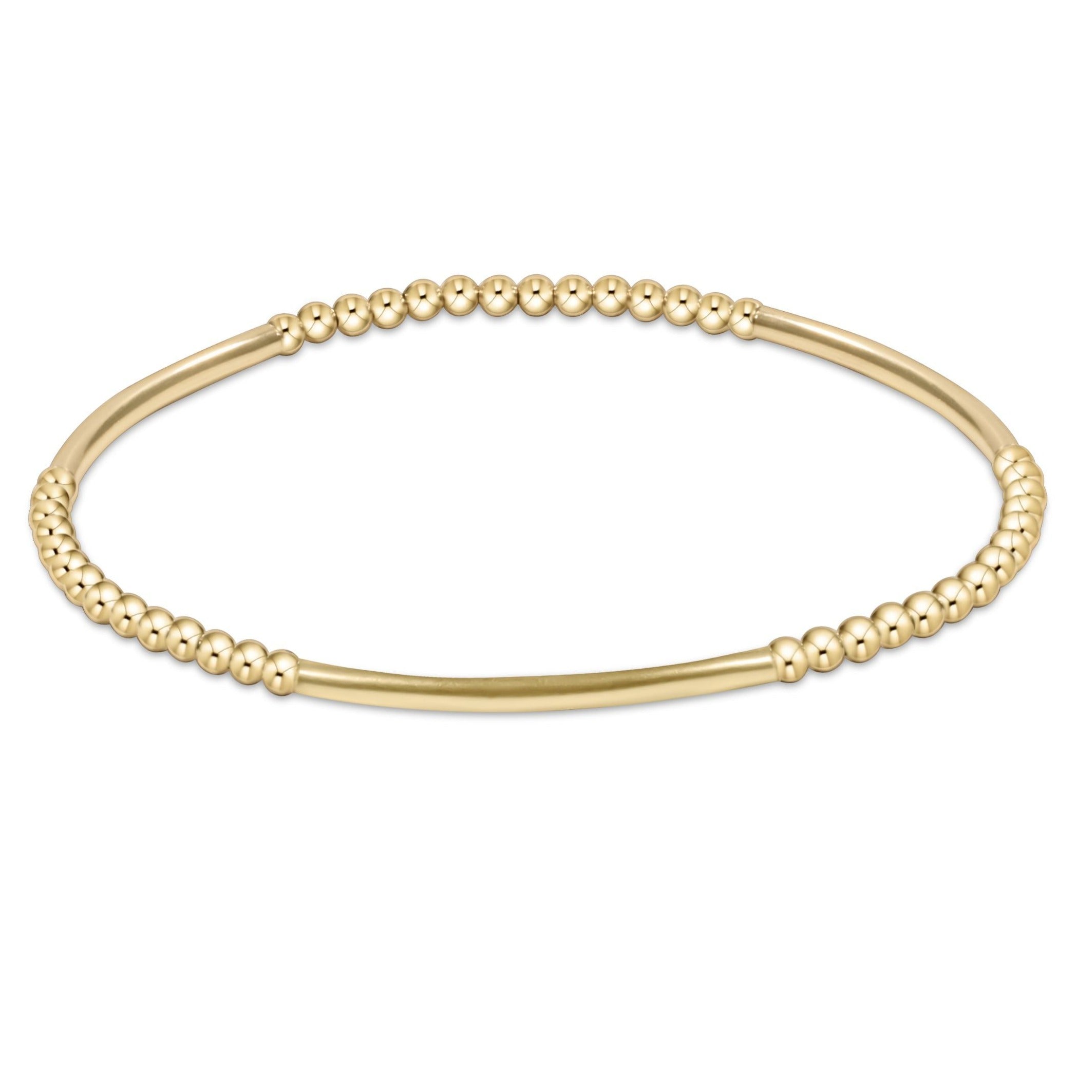 Dignity Beaded Bliss 2.5mm Bead Bracelet - 5mm Gold