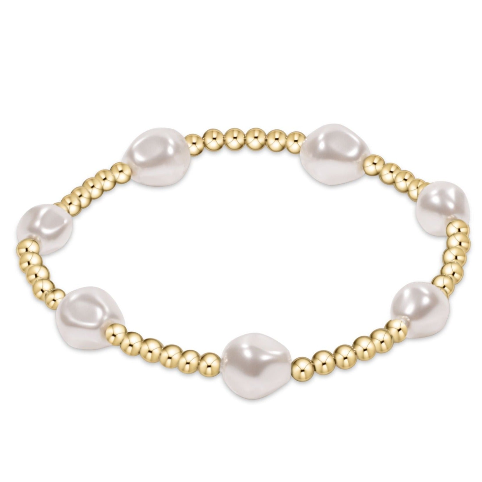 Admire Gold 3mm Bead Bracelet - Gold