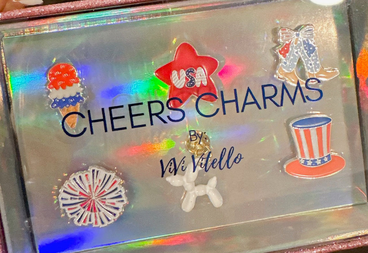 Cheers Charms - 4th of July (set of 6)