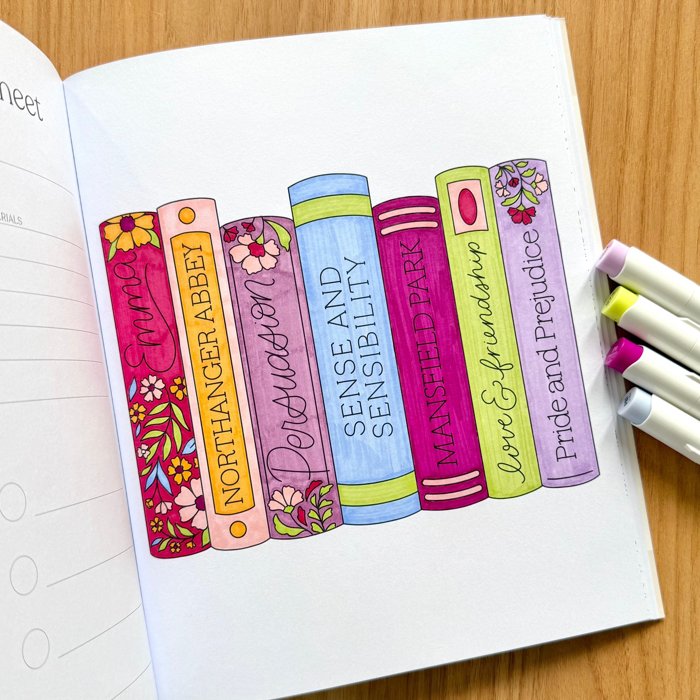 ALL BOOKED UP COLORING BOOK