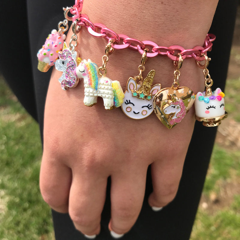 PINK CHAIN BRACELET