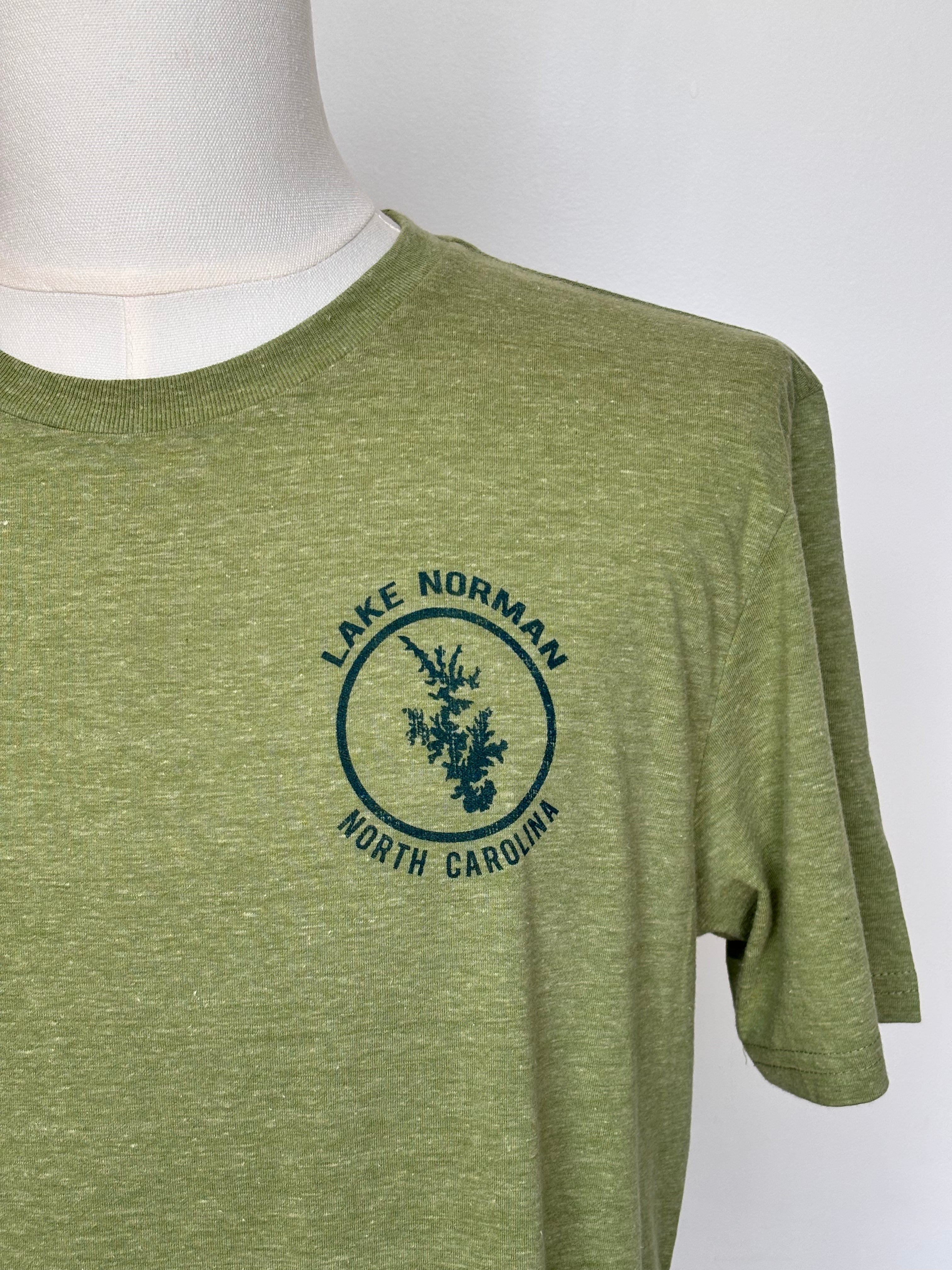 LKN MENS TRIBLEND TEE-ASPARAGUS-LARGE