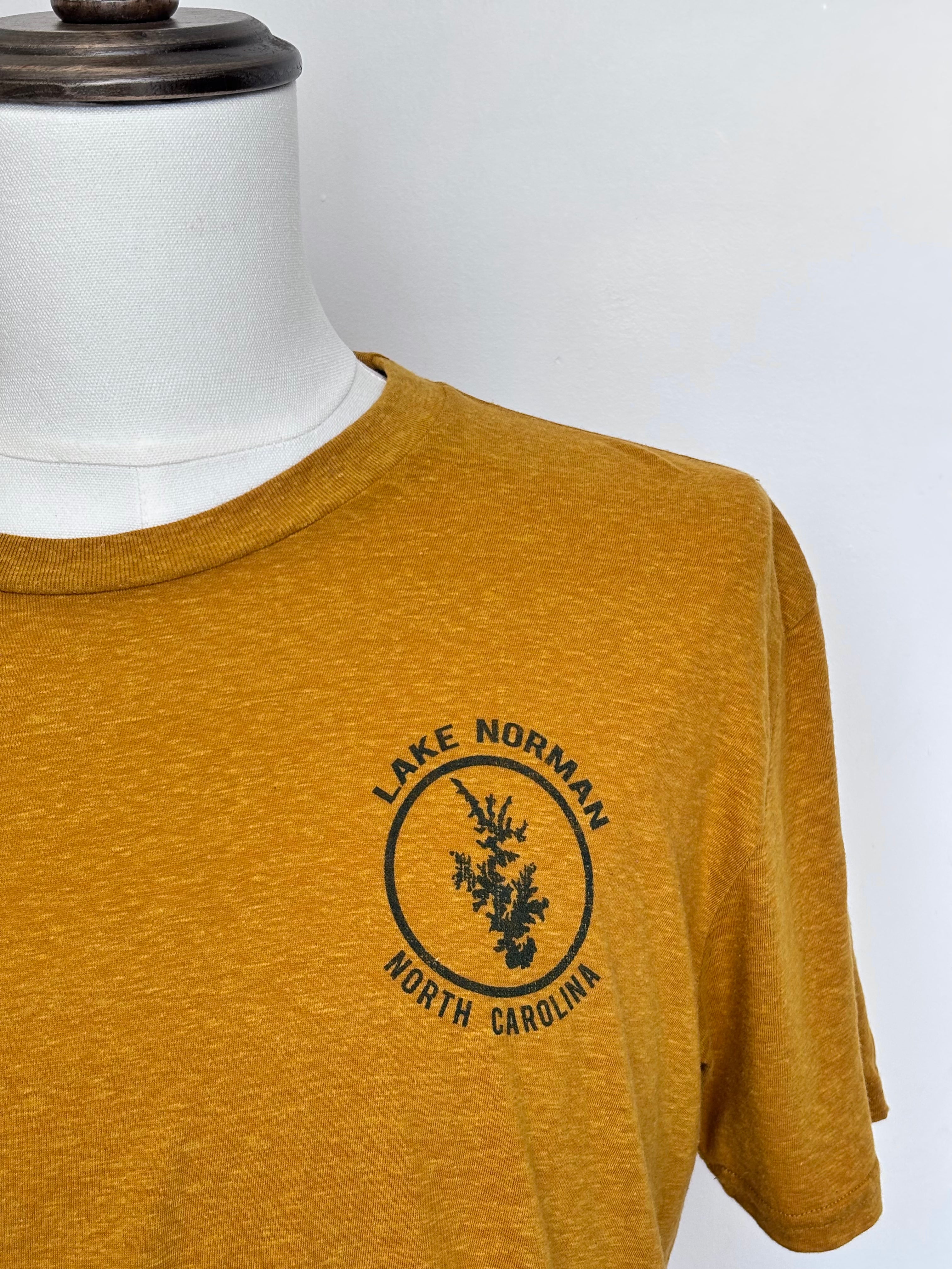 LKN MENS TRIBLEND TEE-GINGER-LARGE