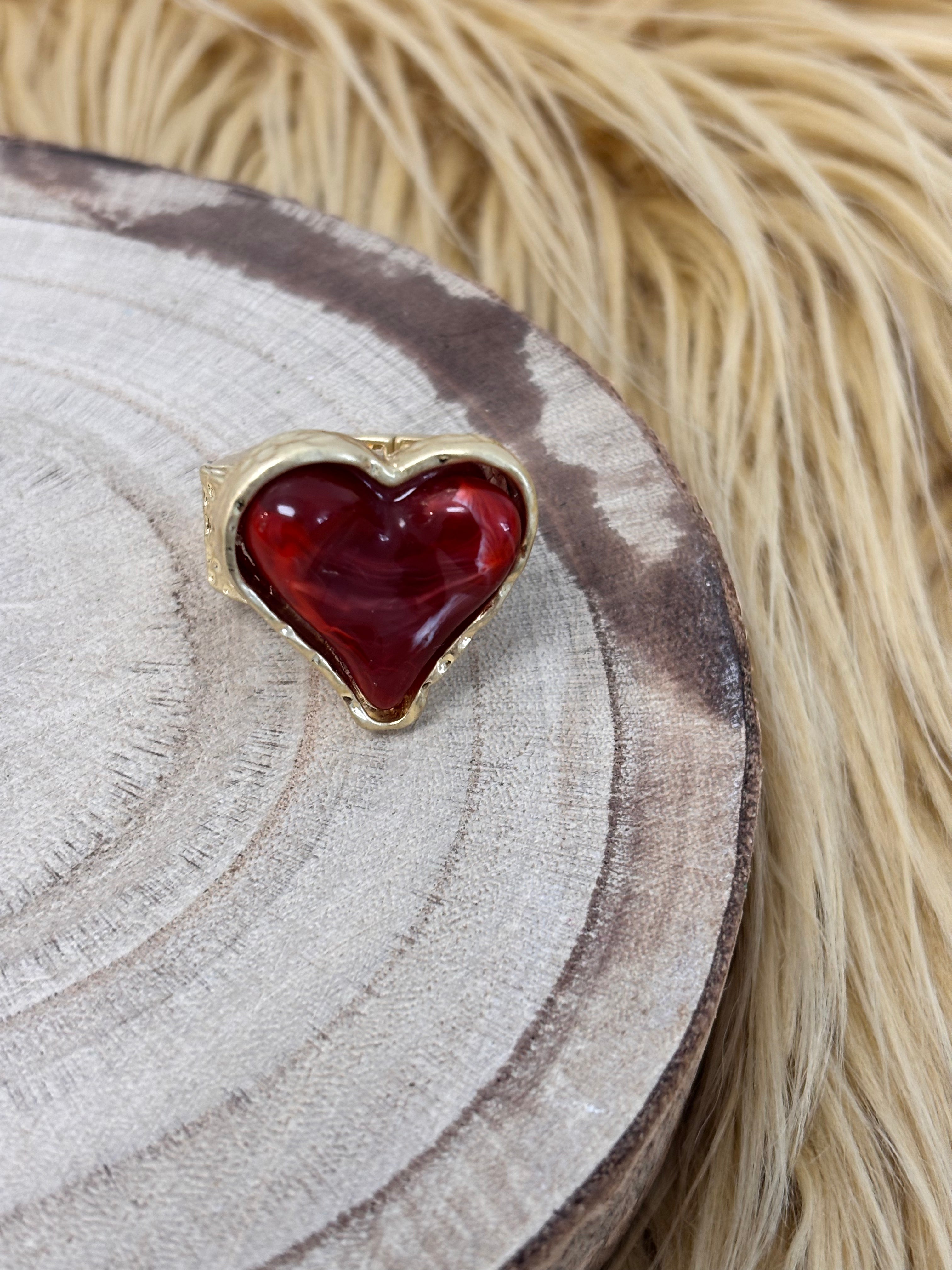 Red Heart Ring