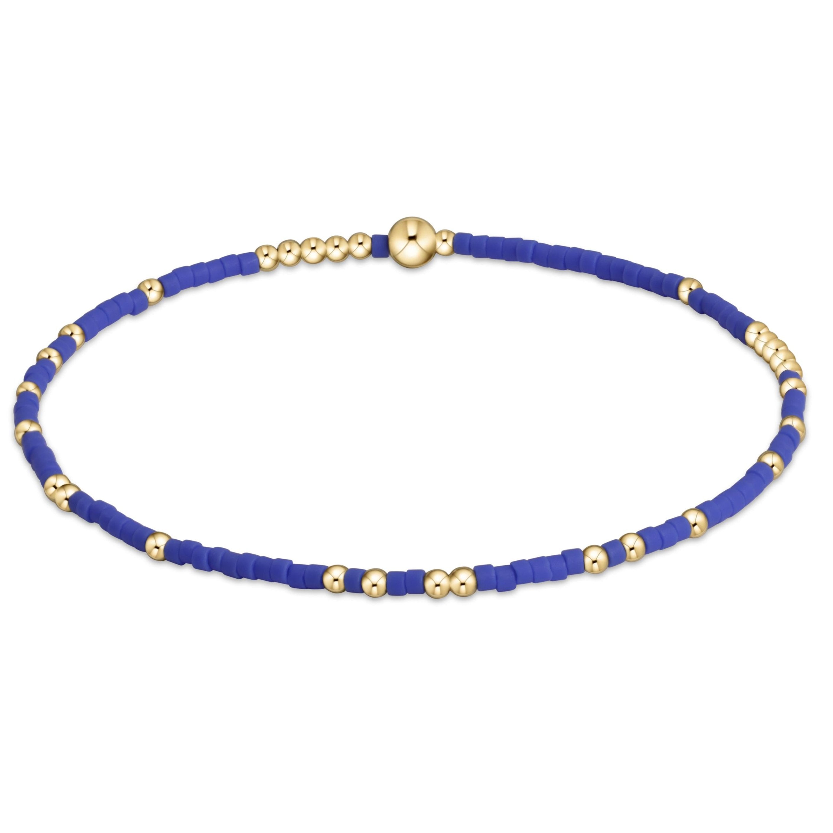 Hope Unwritten Bracelet - Blue Metallic