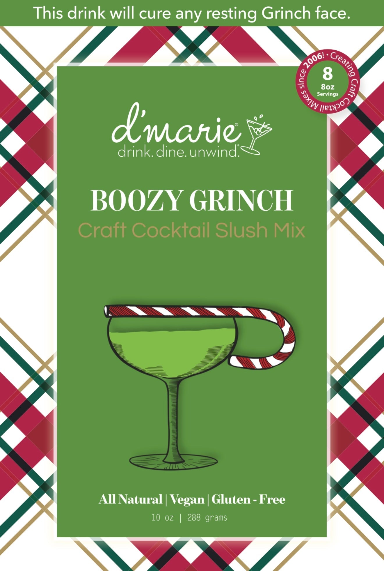 Boozy Grinch 10 oz Slush Mix
