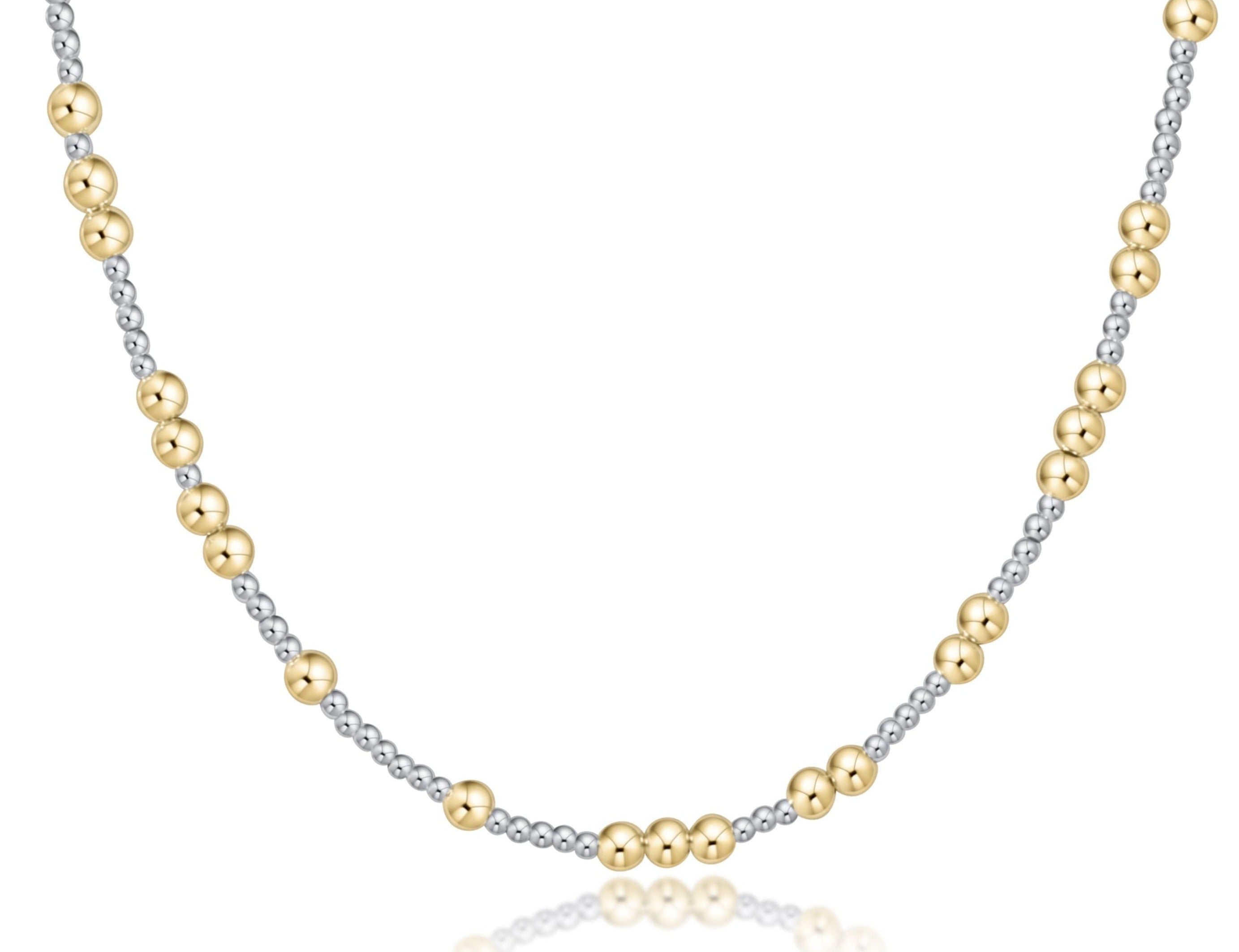 15" Choker Hope Unwritten - 4mm Mixed Metal