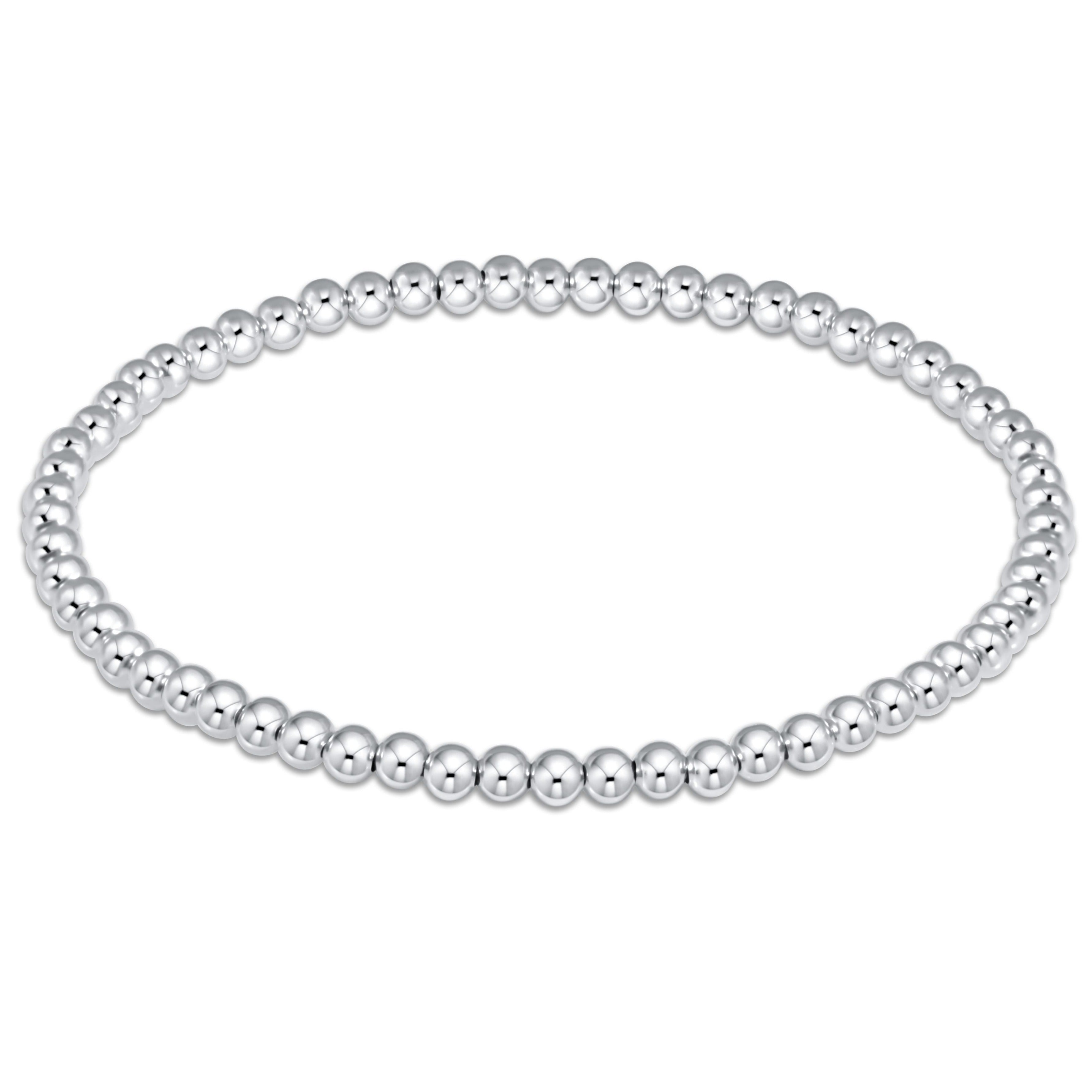 Extends - Classic Sterling 3mm Bead Bracelet