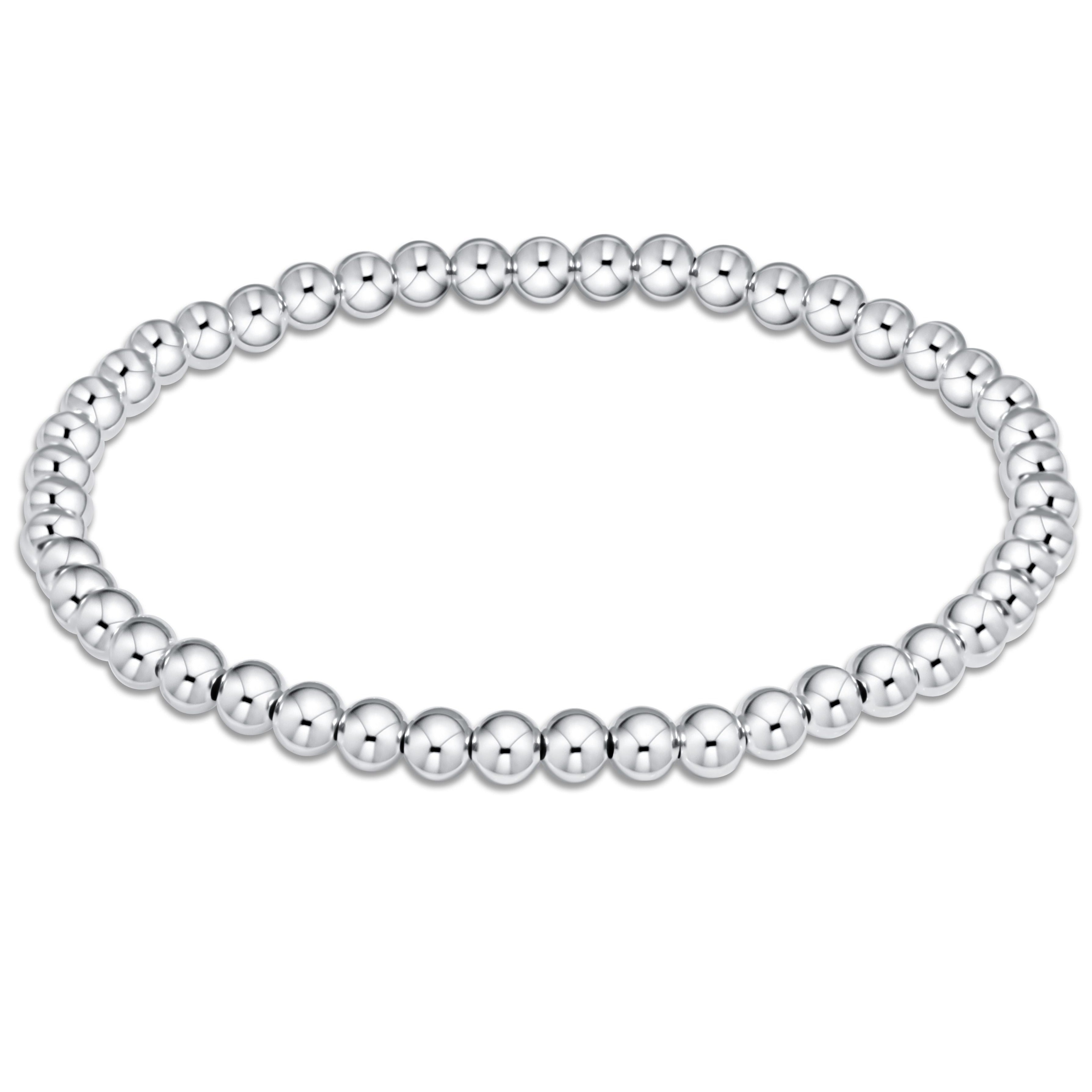 Purpose Sterling  4mm Bead Bracelet