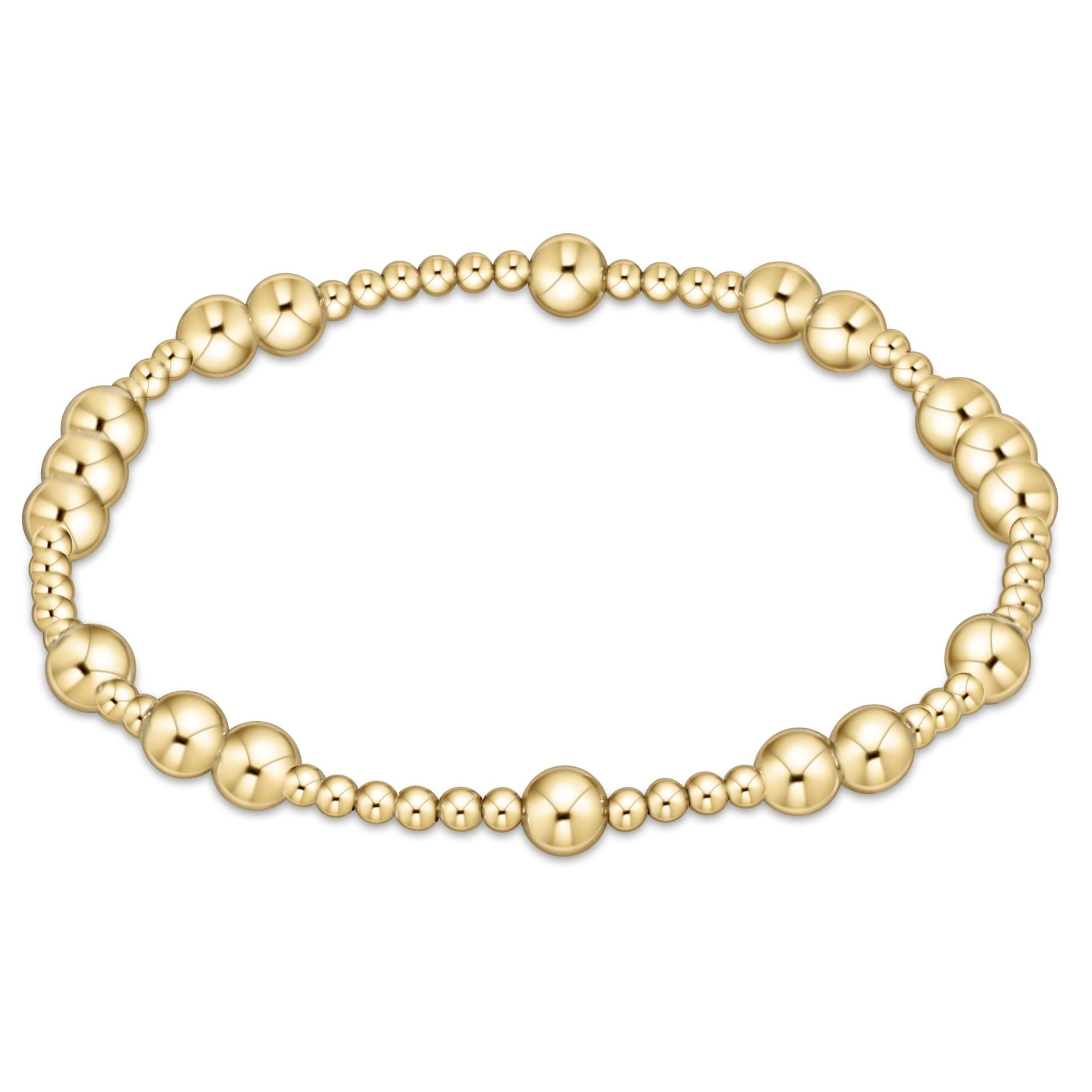 Extends - Hope Unwritten 5mm Bead Bracelet - Gold