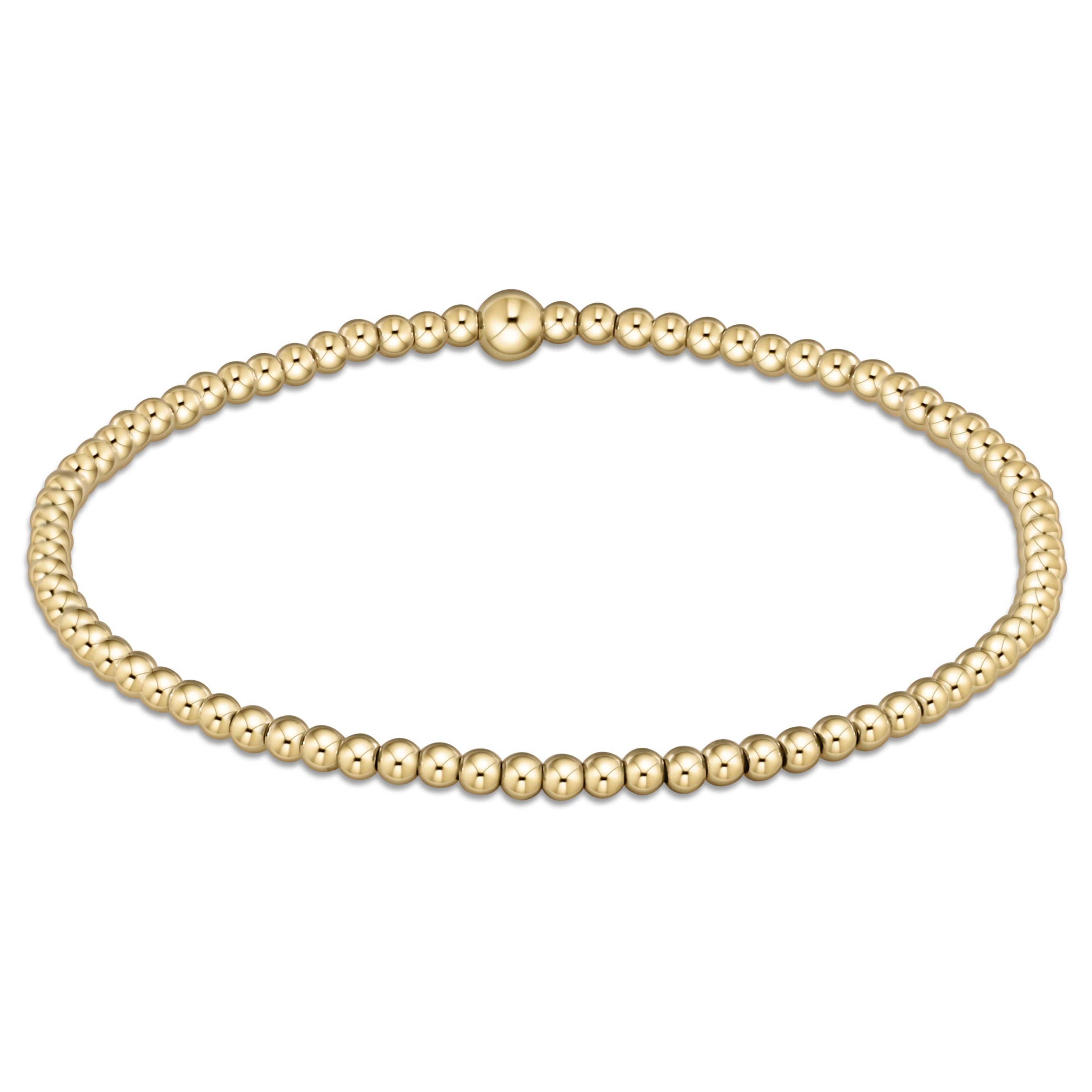 Extends - Classic Gold 2.5mm Bead Bracelet