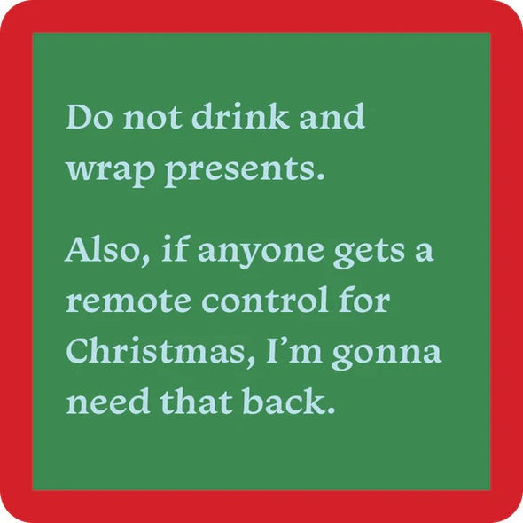 Coaster - XMAS Drink and Wrap
