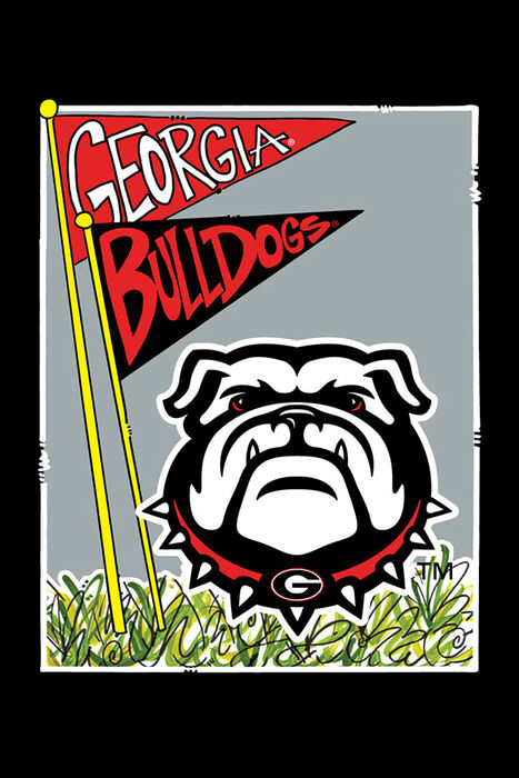 Garden Flag - Georgia Mascot