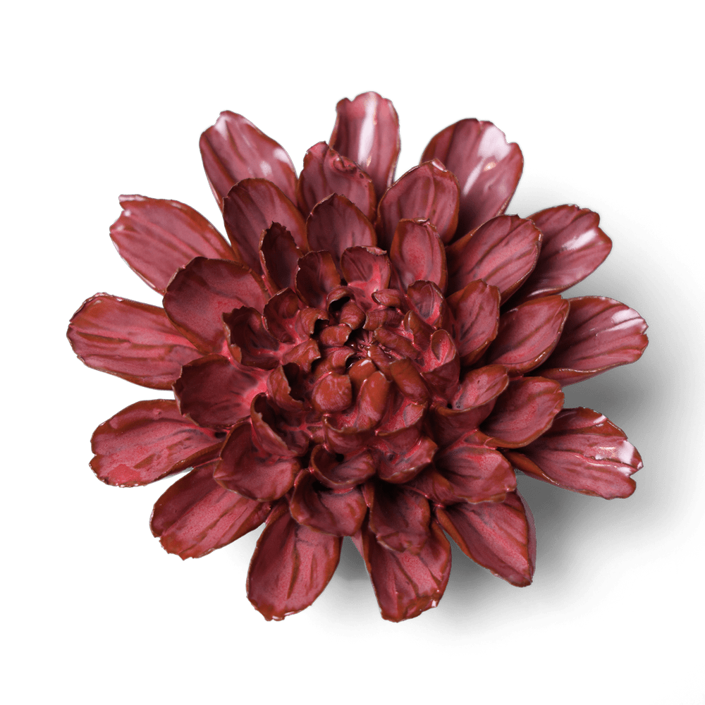 Ceramic Flower Collection Pink Medium Flower