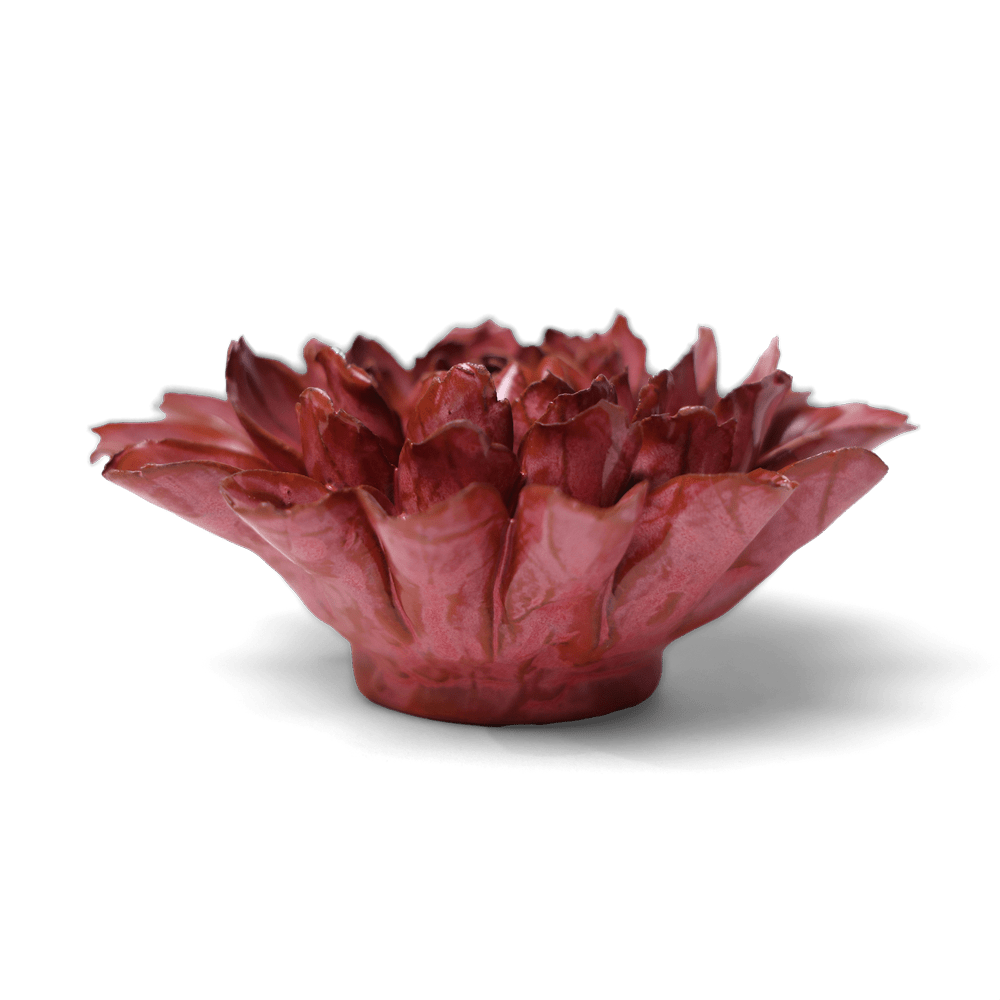 Ceramic Flower Collection Pink Medium Flower
