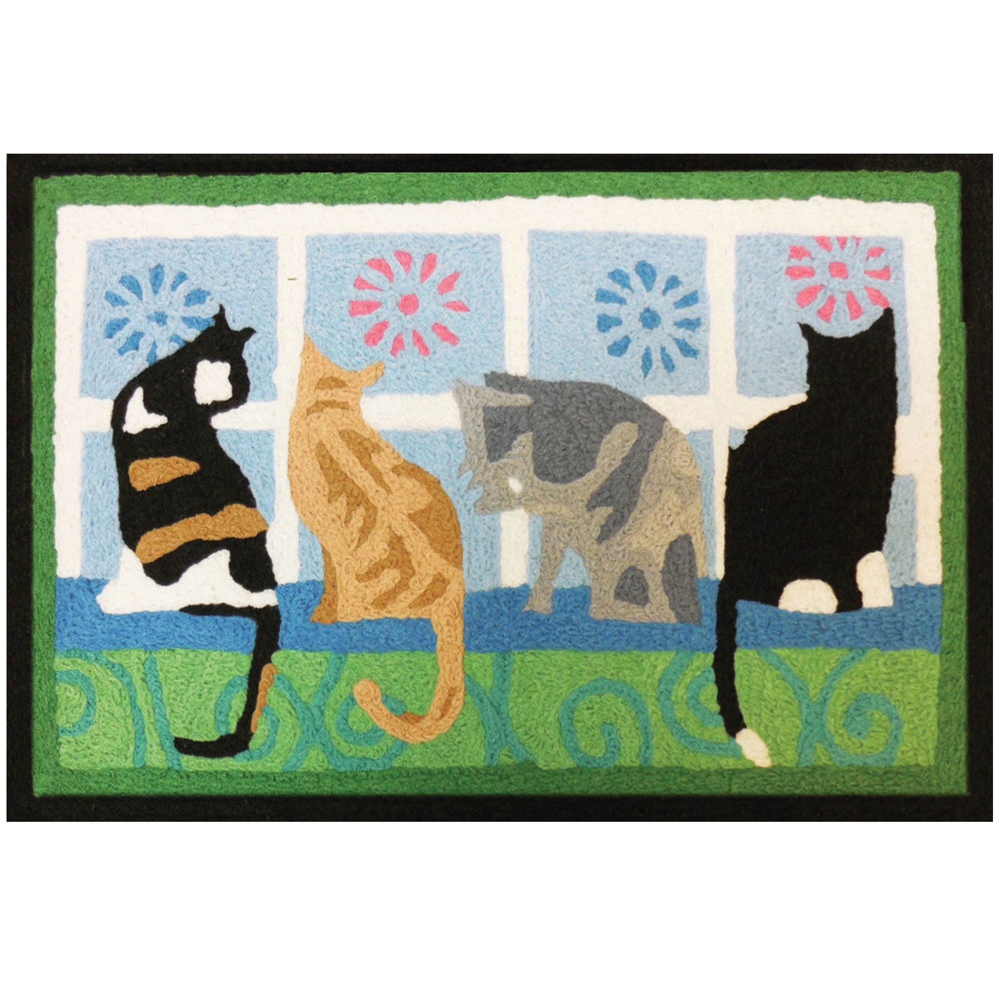 Kitties in the Window 20" x 30" Rug