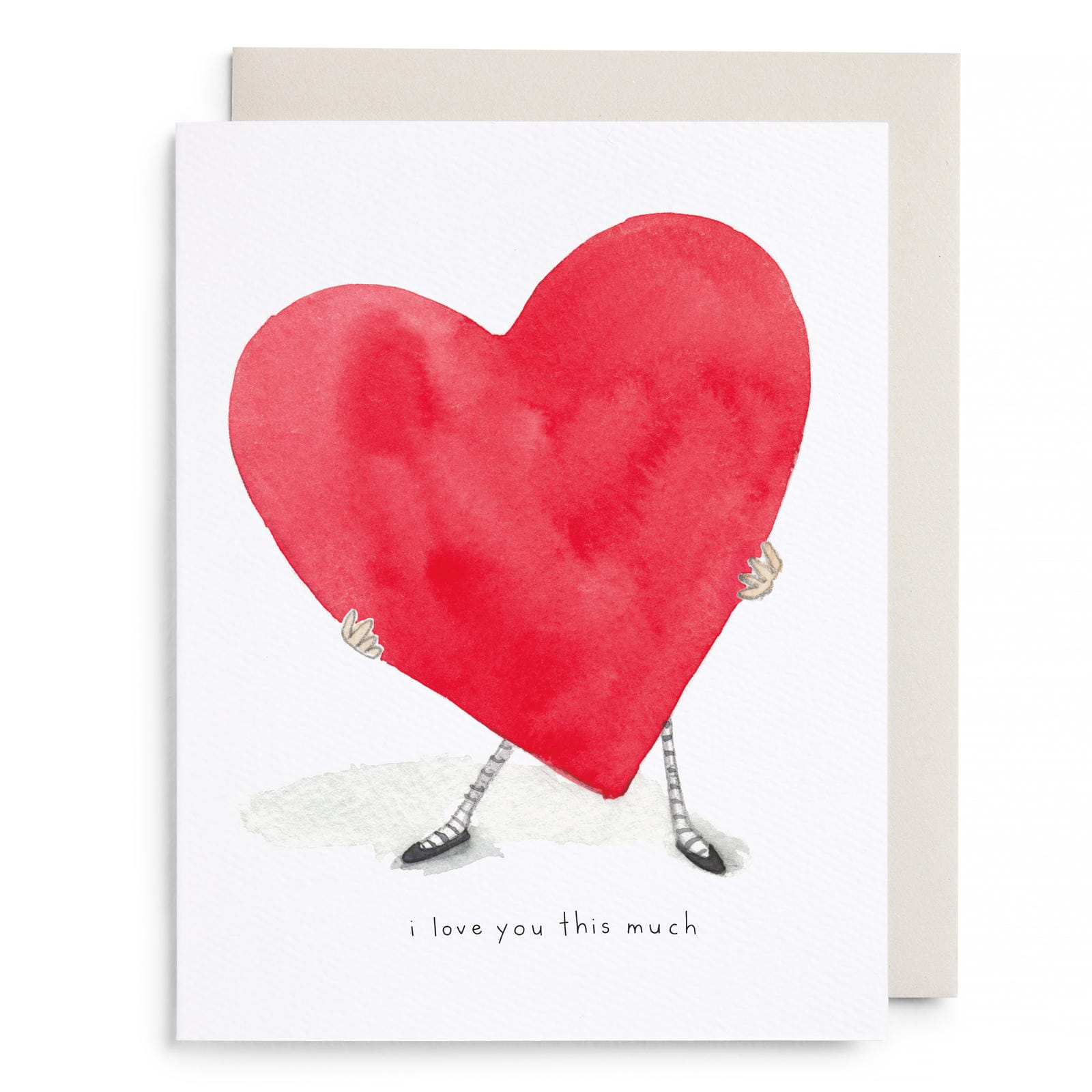 I Love You This Much Love Friendship Card