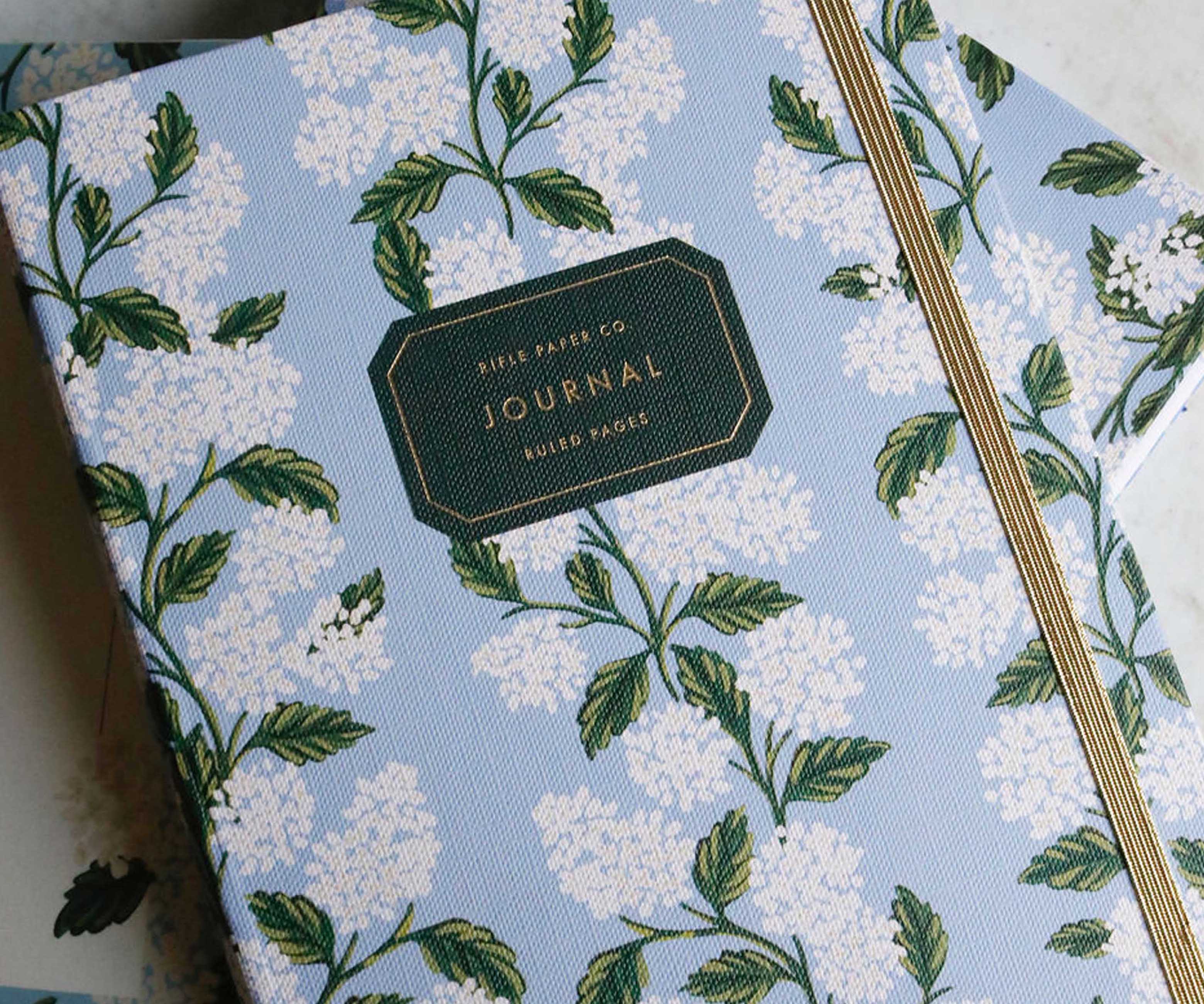 HYDRANGEA JOURNAL WITH PEN