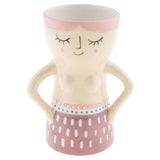 Reyna Busty Lady Vase Lilac