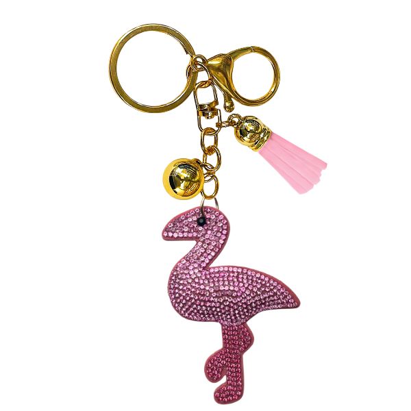 Crystal Keychain - Flamingo 4
