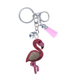 Crystal Keychain - Flamingo 4