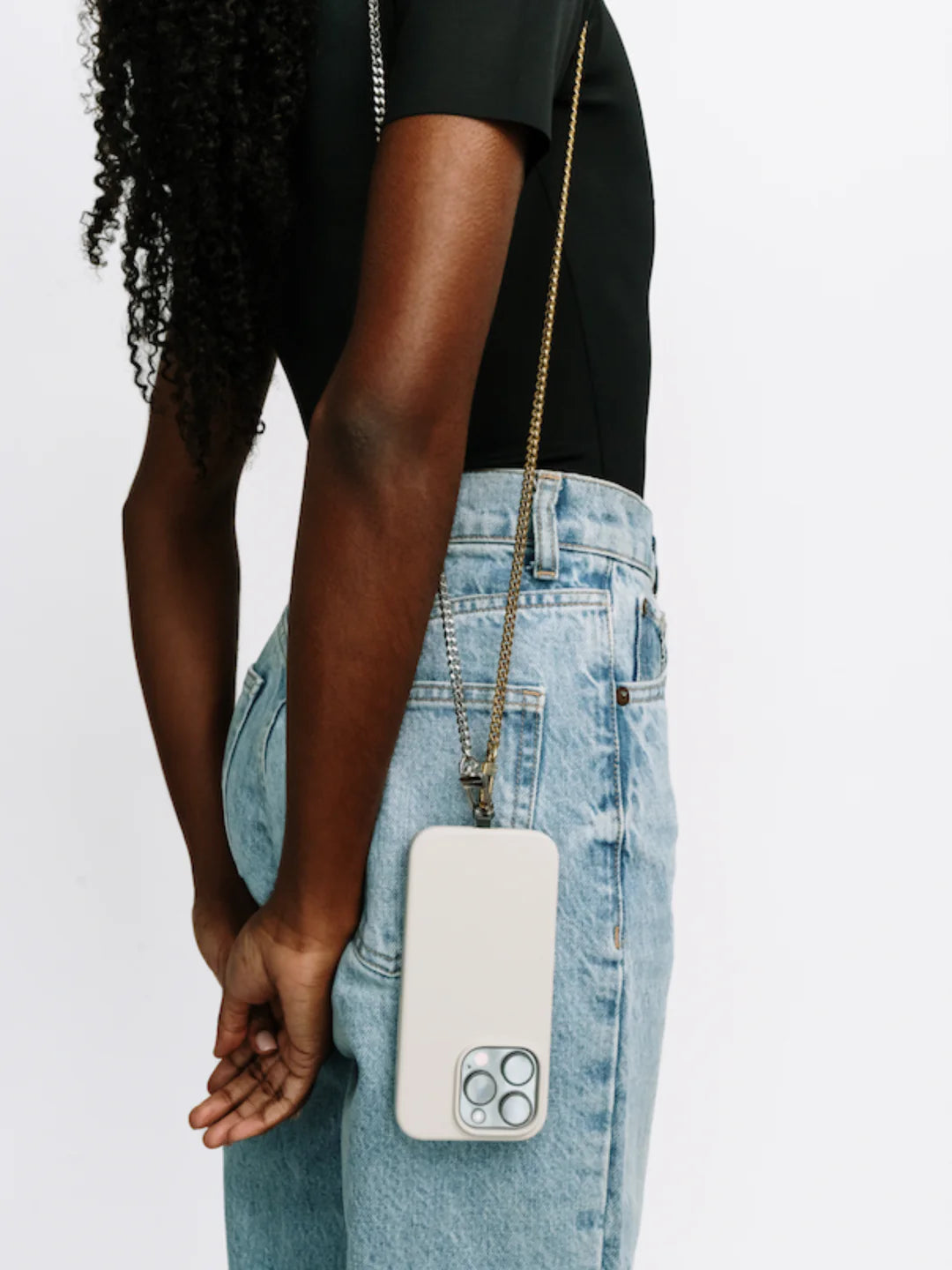 Kelsey Phone Chain/Necklace/Purse Chain/Belt Mixed Metal 4 in 1