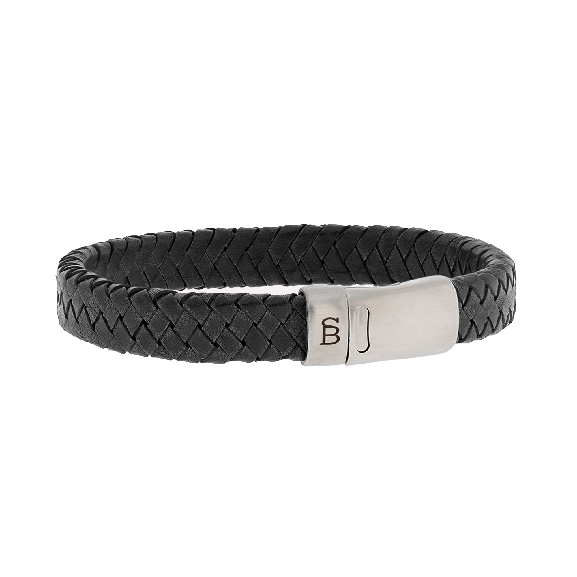 Leather Bracelet Cornall - Vintage Black - Sm
