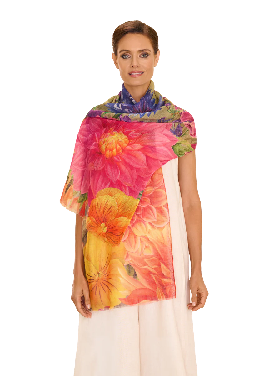 Bountiful Blooms Scarf - Multi