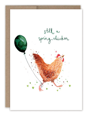 Still a Spring Chicken Birthday Card