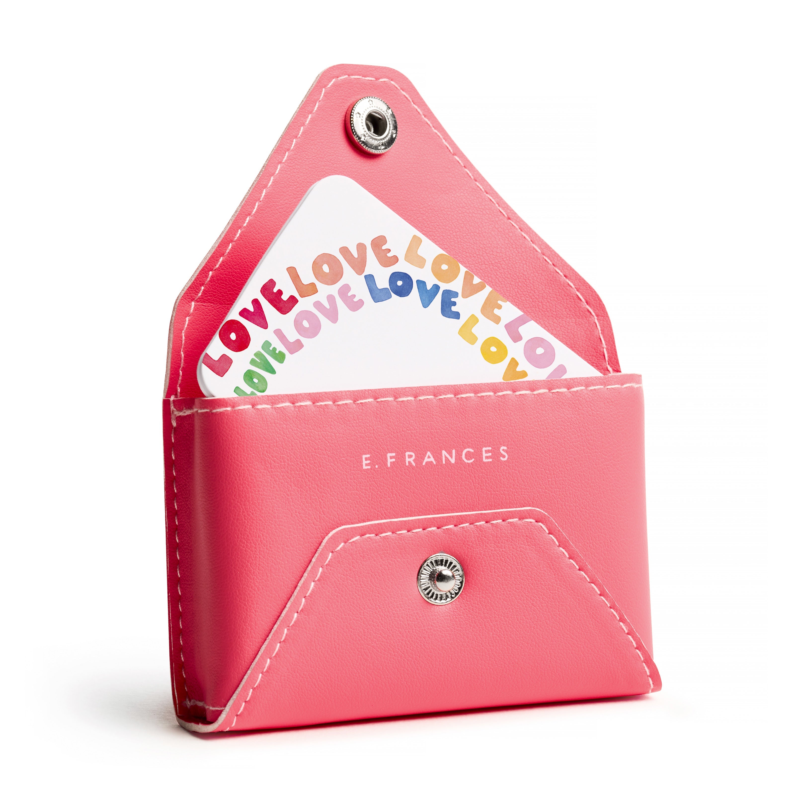 E.FRANNIE LITTLE NOTES WALLET-BUBBLEGUM
