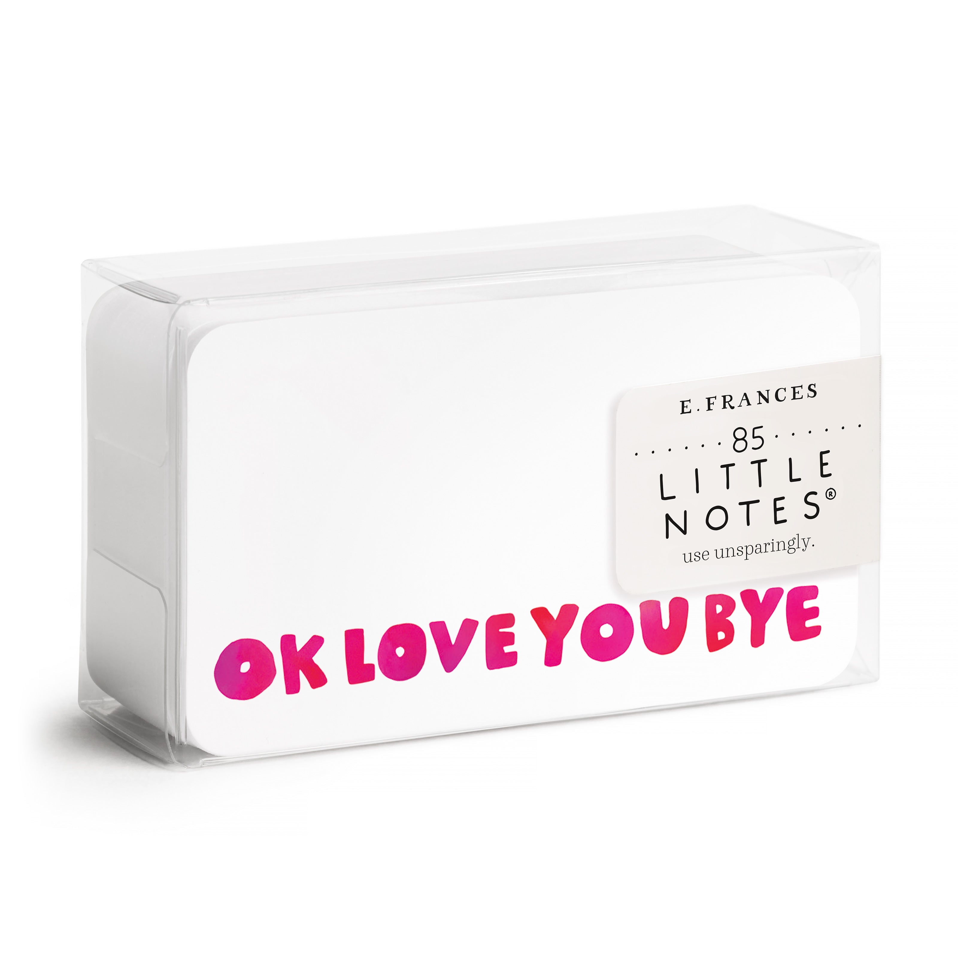 OK LOVE YOU BYE-little notes-boxed set of 85